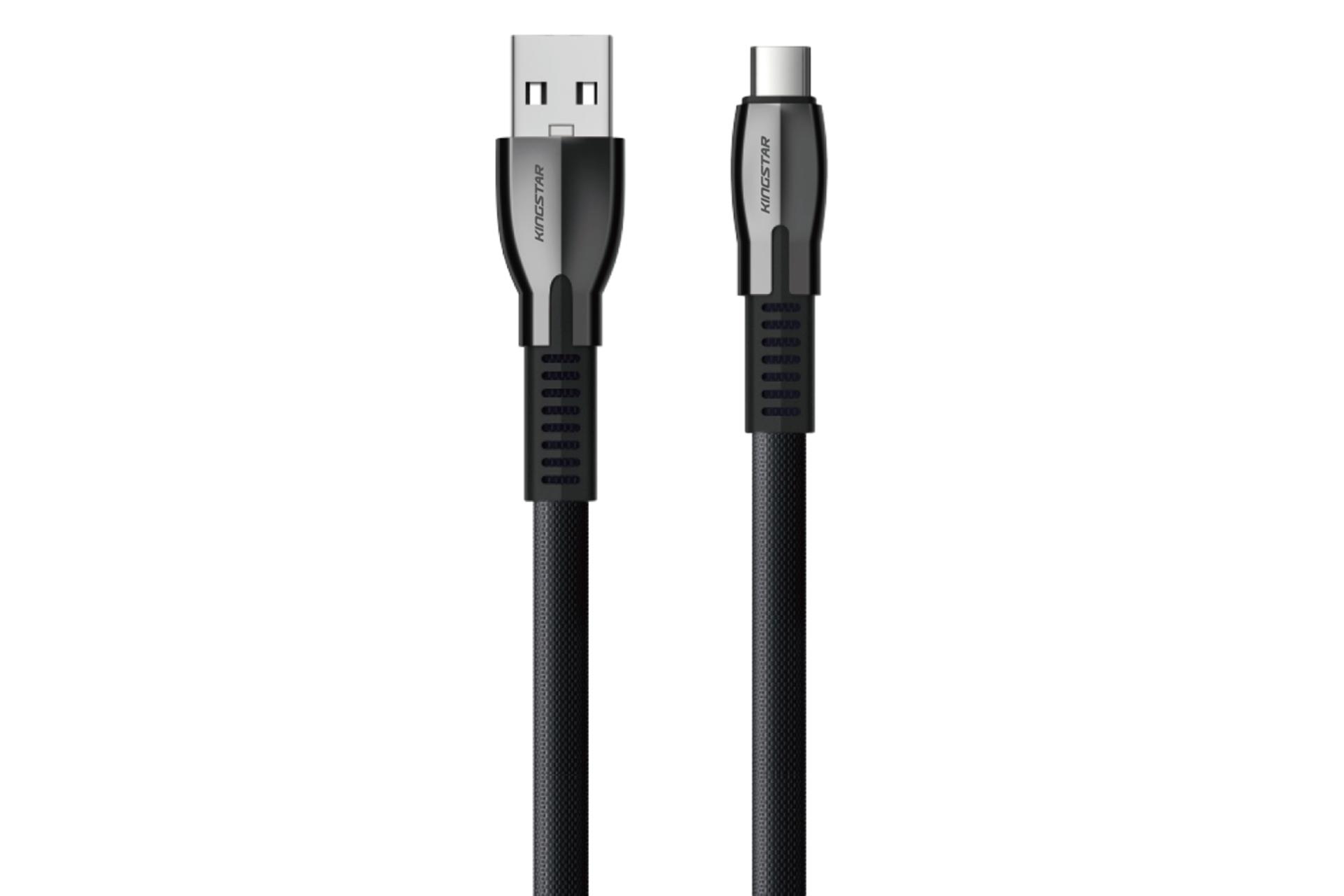 کابل شارژ USB کینگ استار Type-A به Type-C مدل K345 C با طول 1 متر