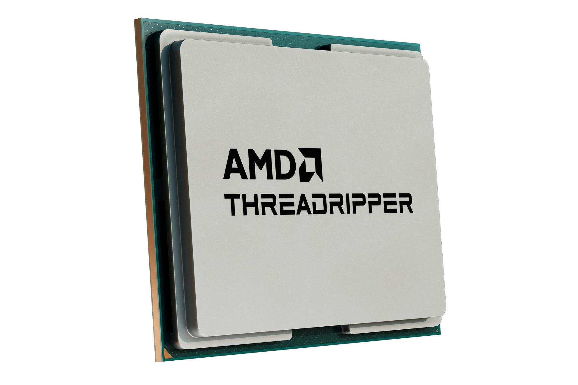 نمای نیمرخ سمت چپ پردازنده AMD رایزن تردریپر سری 7000 / AMD Ryzen Threadripper 7000 Series