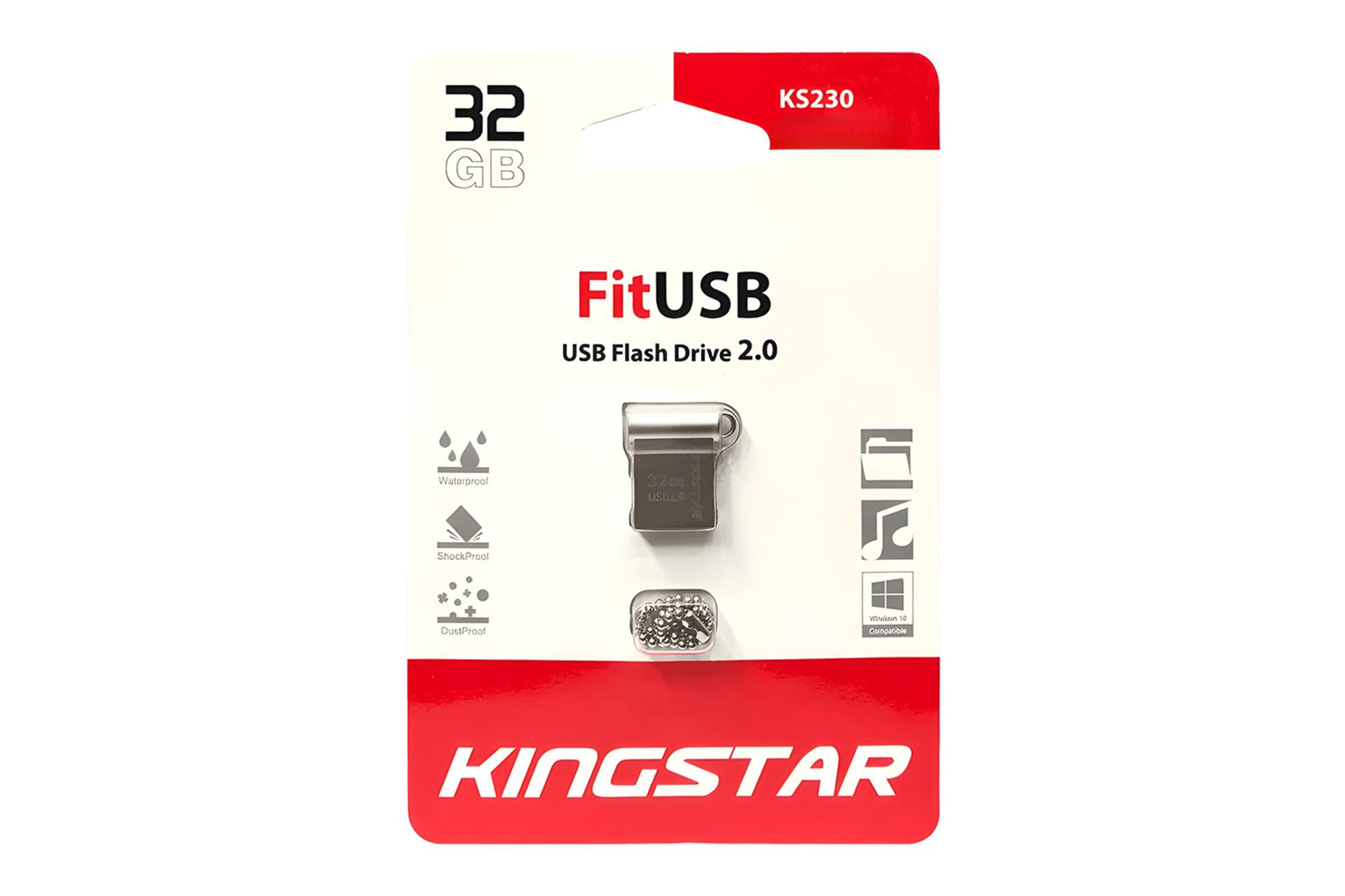 جعبه فلش مموری کینگ‌ استار Kingstar KS230 – Fit 32GB USB 2.0