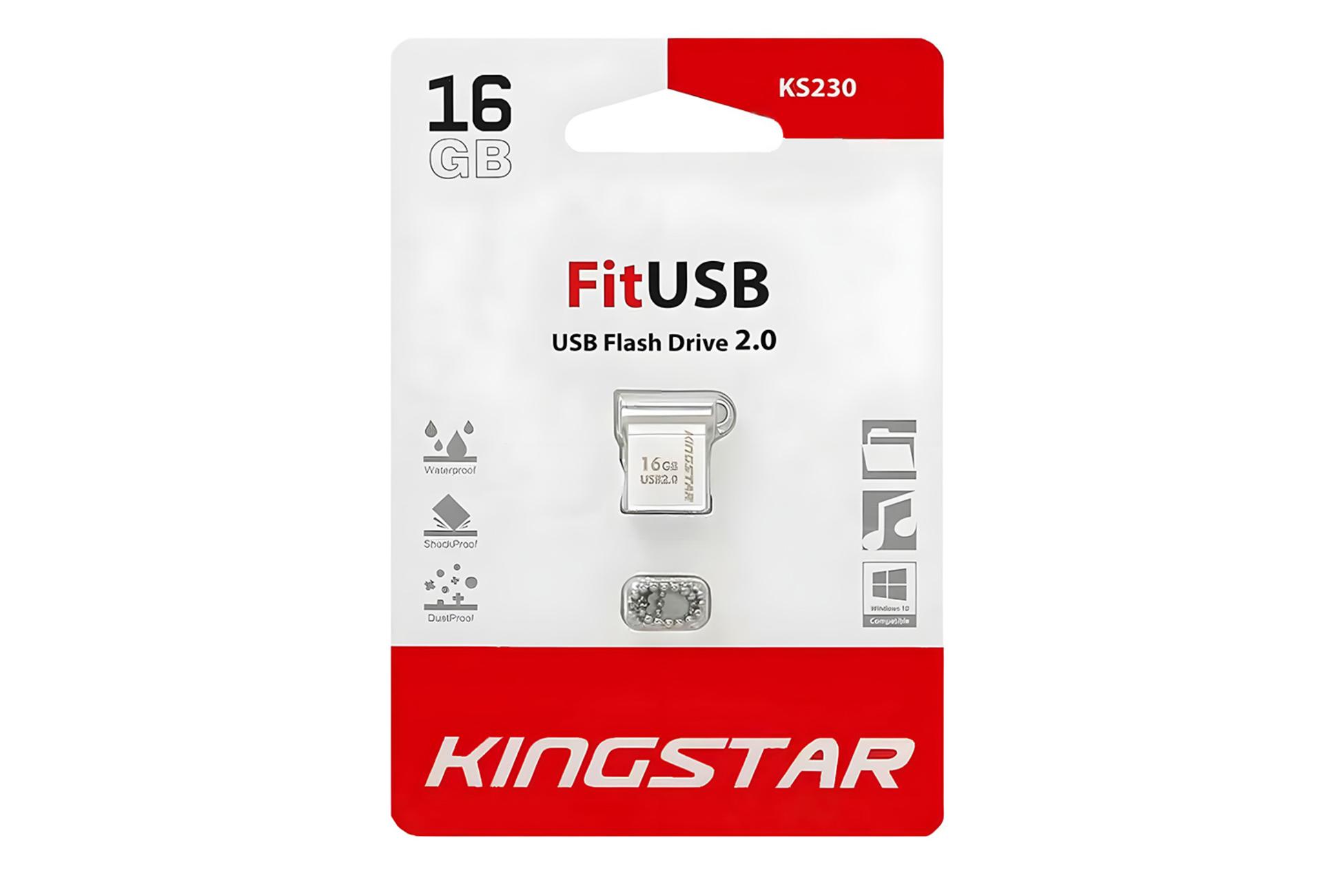 جعبه فلش مموری کینگ‌ استار Kingstar KS230 – Fit 16GB USB 2.0