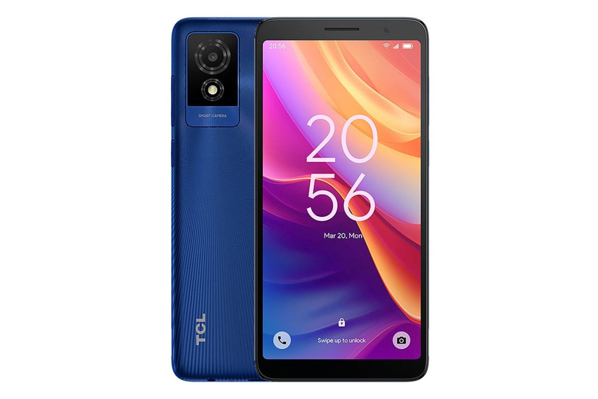 پنل جلو و پشت گوشی موبایل تی سی ال TCL 501 آبی تیره