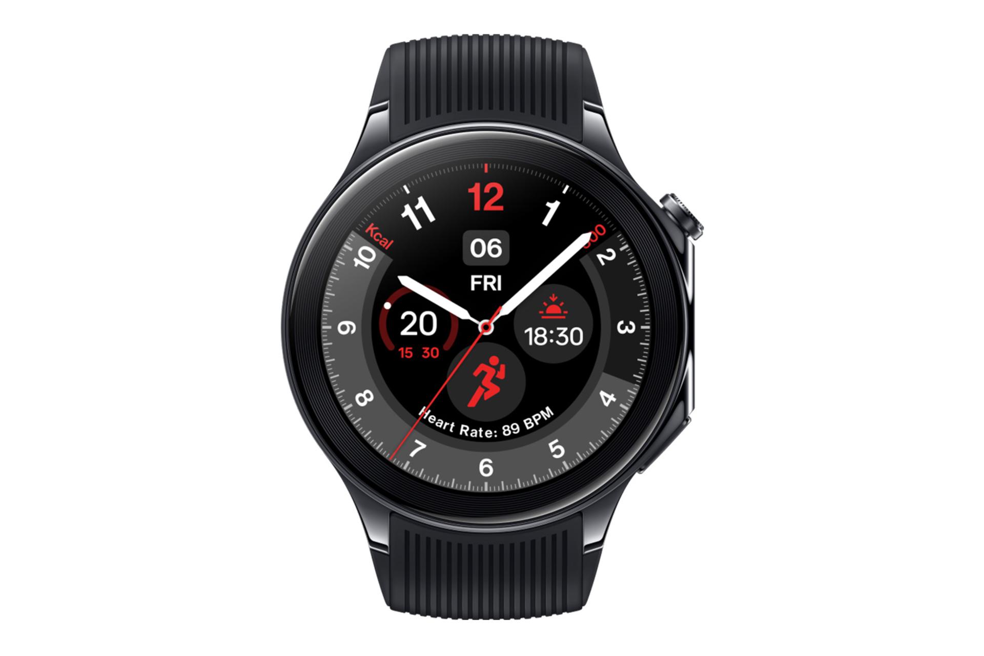 نمای جلوی ساعت هوشمند وان پلاس OnePlus Watch 2