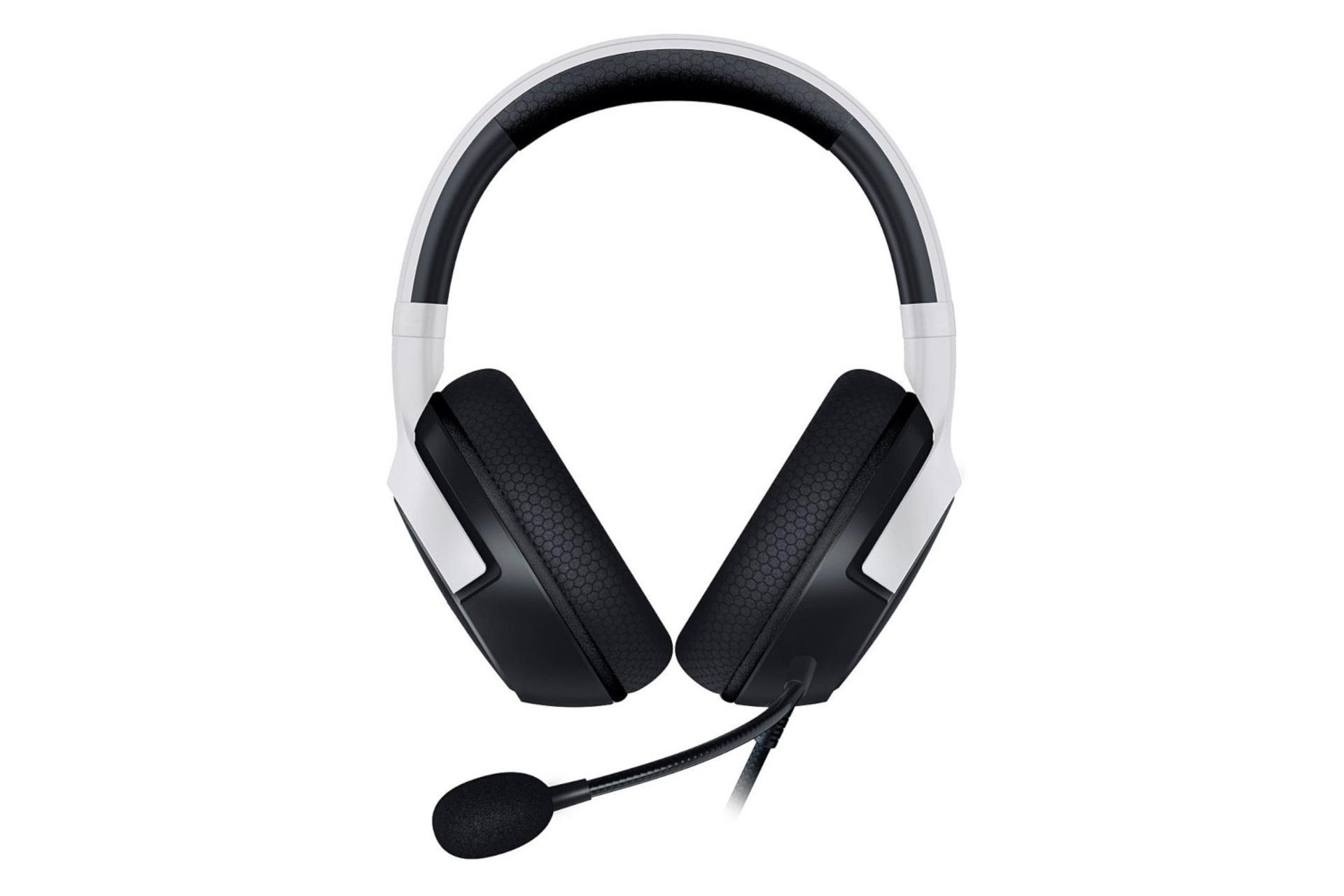نمای روبرو هدست گیمینگ ریزر Kaira X نسخه پلی استیشن / Razer Kaira X for PlayStation