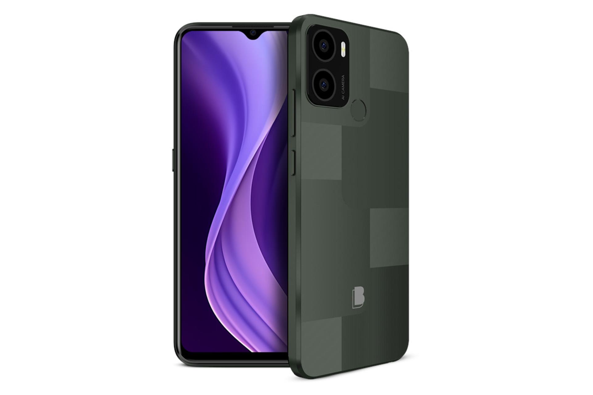 لبه کناری و دکمه های گوشی موبایل G43 بلو رنگ سبز / BLU G43