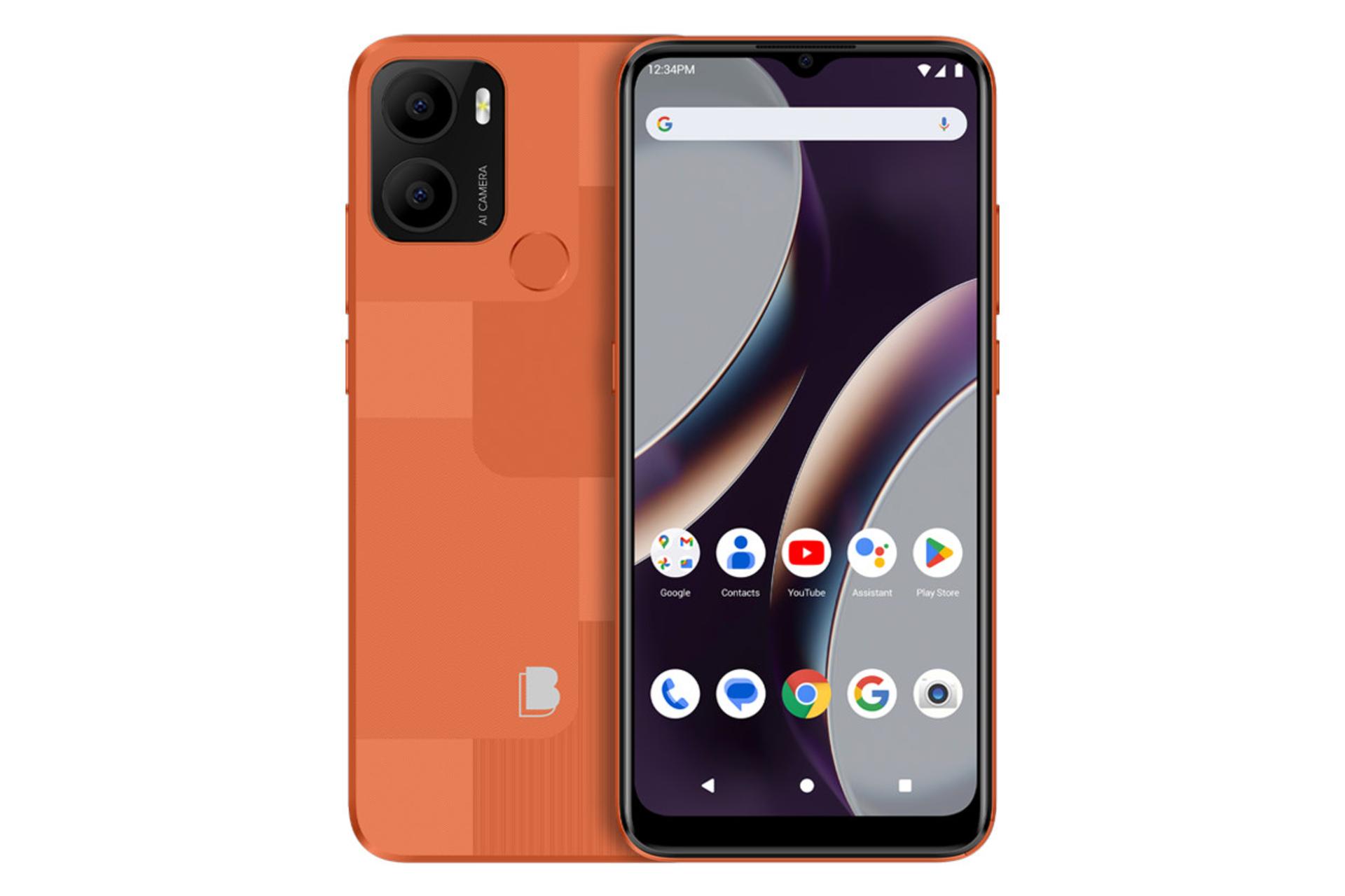 پنل جلو و پشت گوشی موبایل G43 بلو رنگ نارنجی / BLU G43