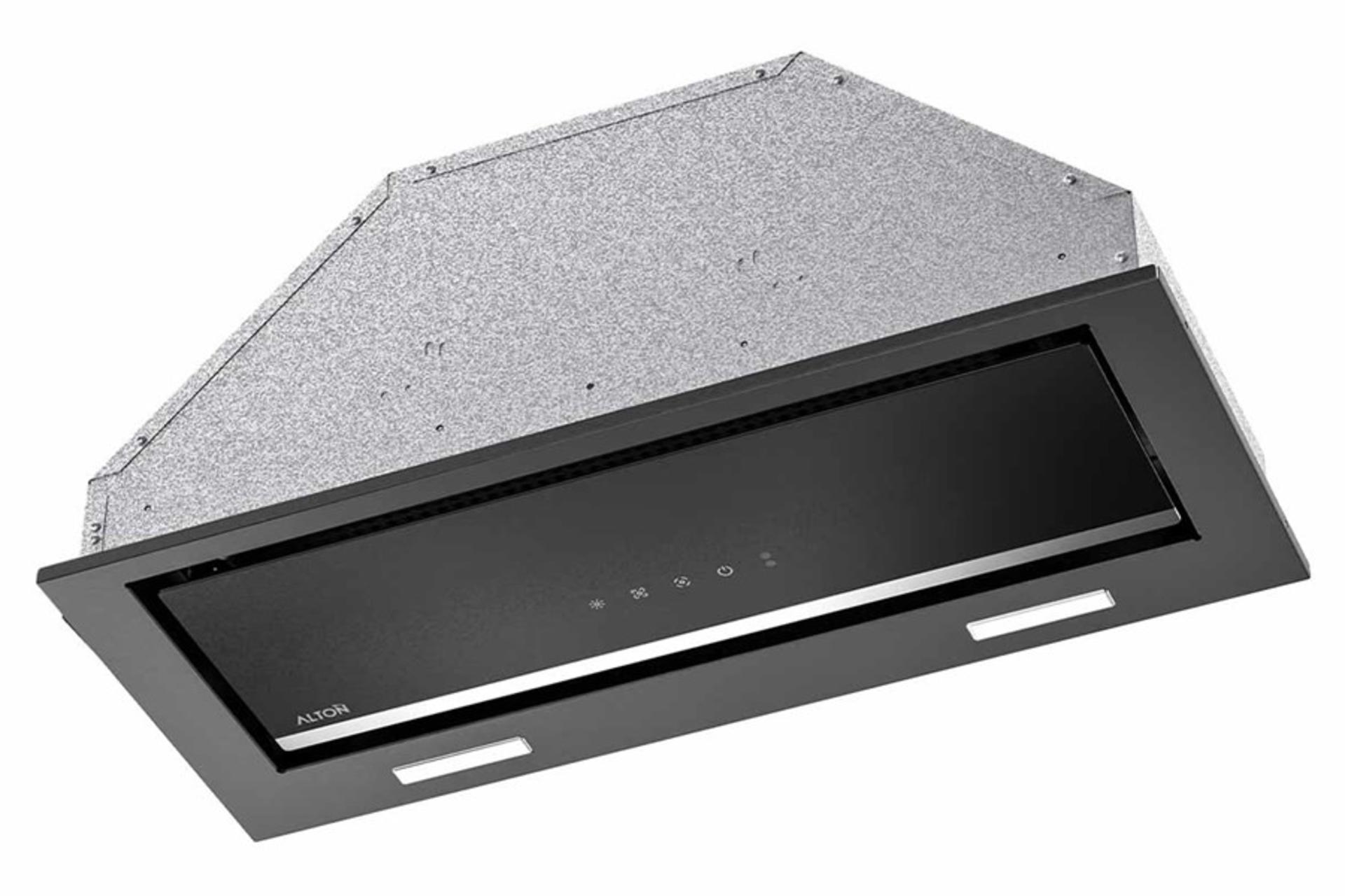 نمای راست هود مخفی آلتون H706B رنگ مشکی