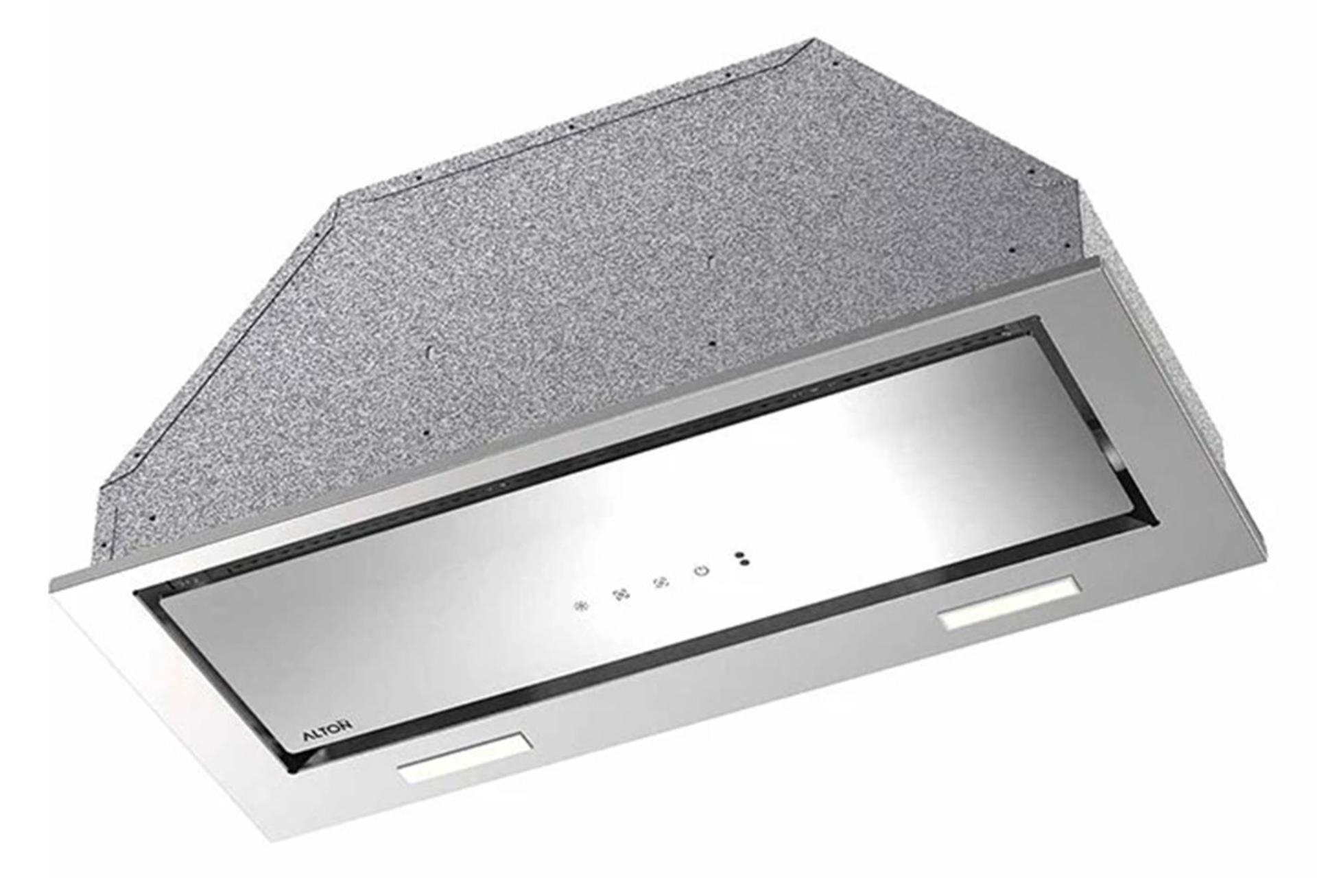 نمای بالای هود مخفی آلتون H705S فریم استیل