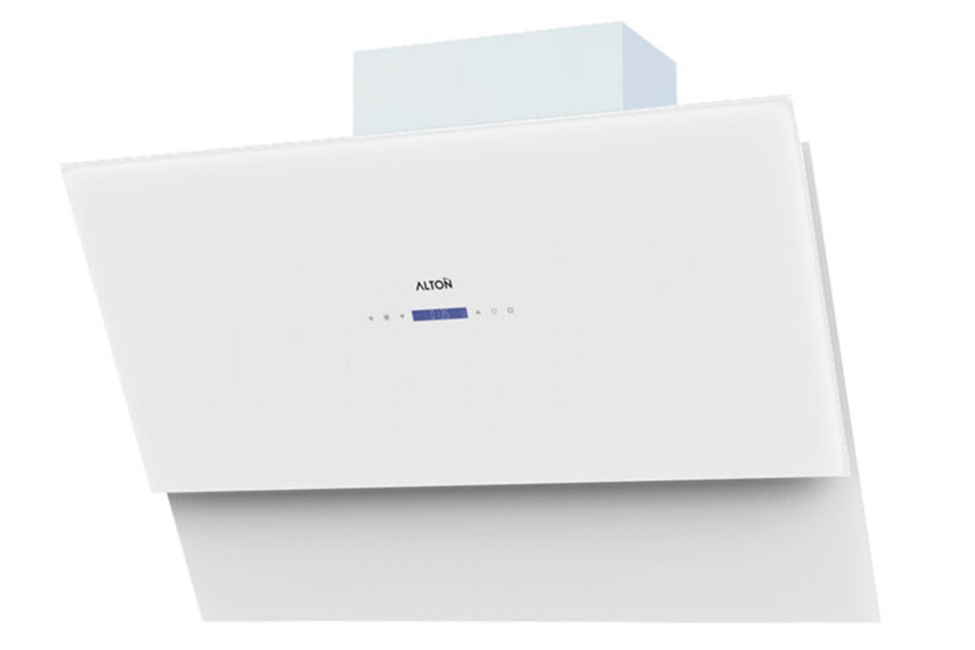نمای جلوی هود مورب آلتون H305W رنگ سفید