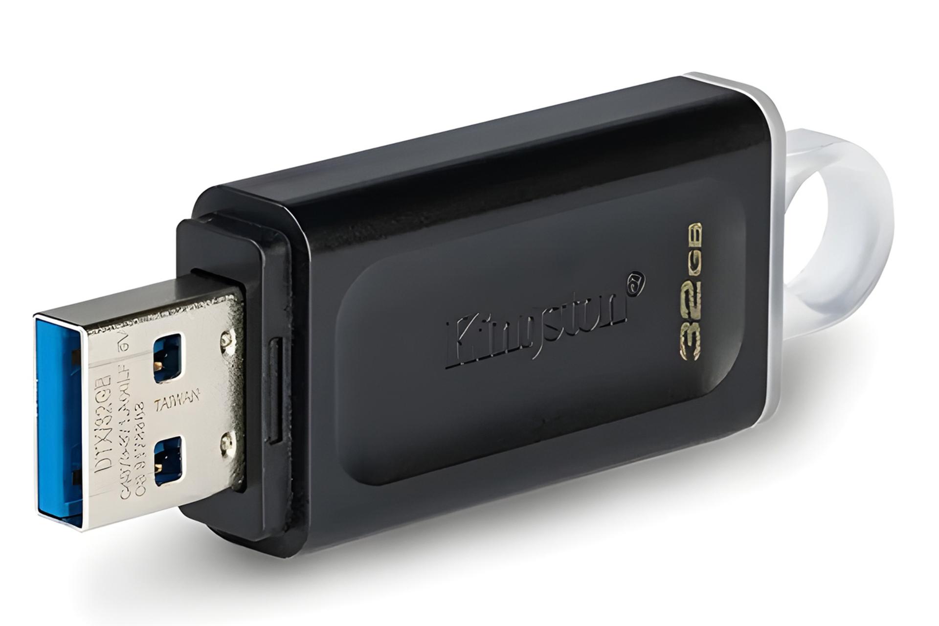 نمای کناری فلش مموری کینگستون Kingston DataTraveler Exodia 32GB USB 3.2