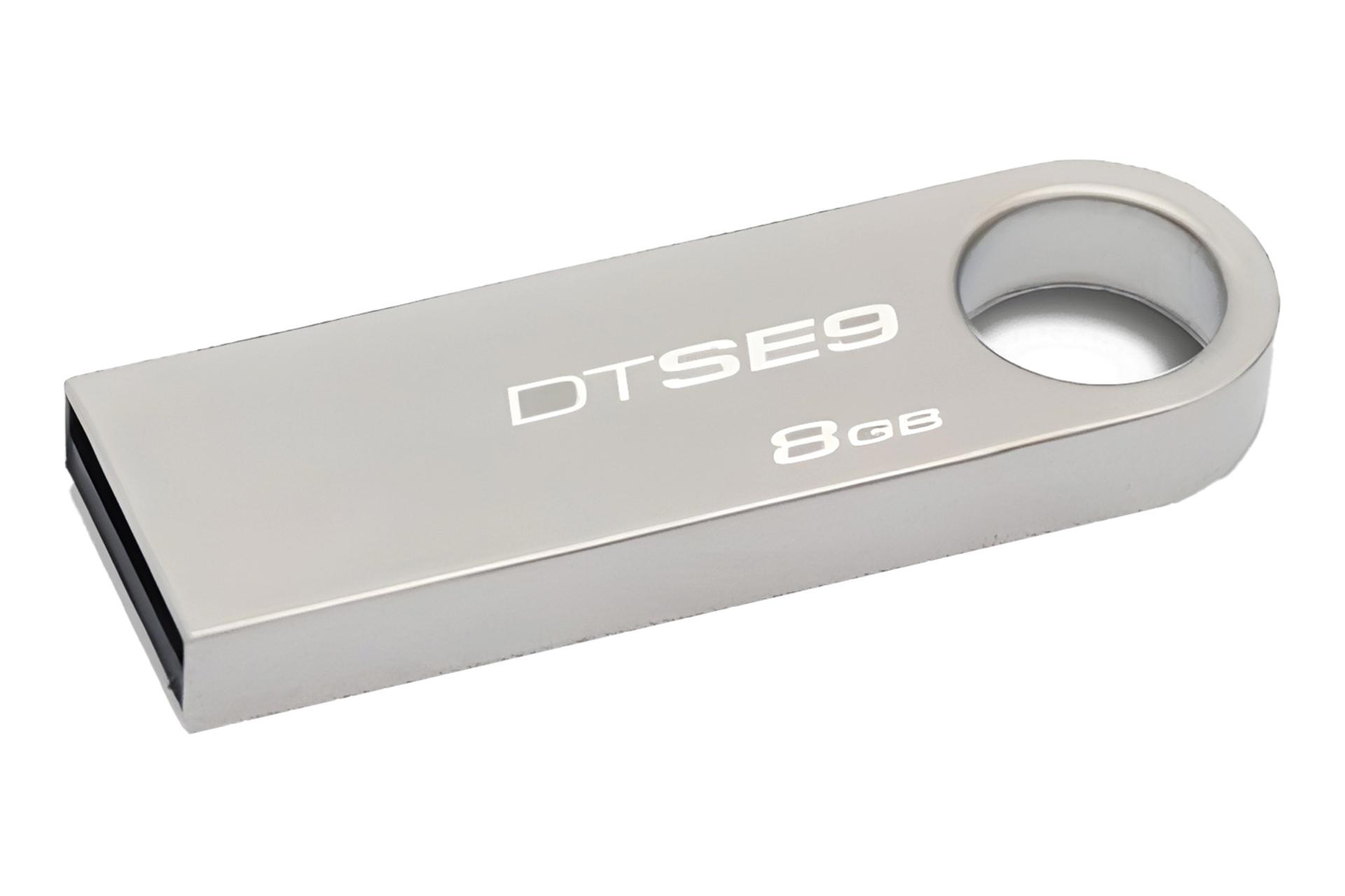 نمای کناری فلش مموری کینگستون Kingston DataTraveler SE9 8GB USB 2.0