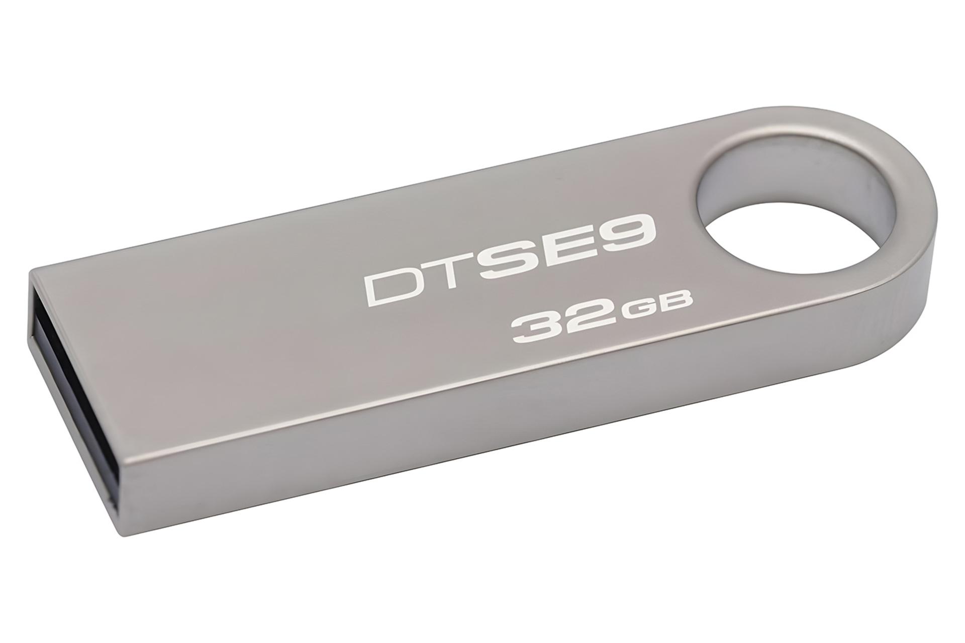 نمای کناری فلش مموری کینگستون Kingston DataTraveler SE9 32GB USB 2.0