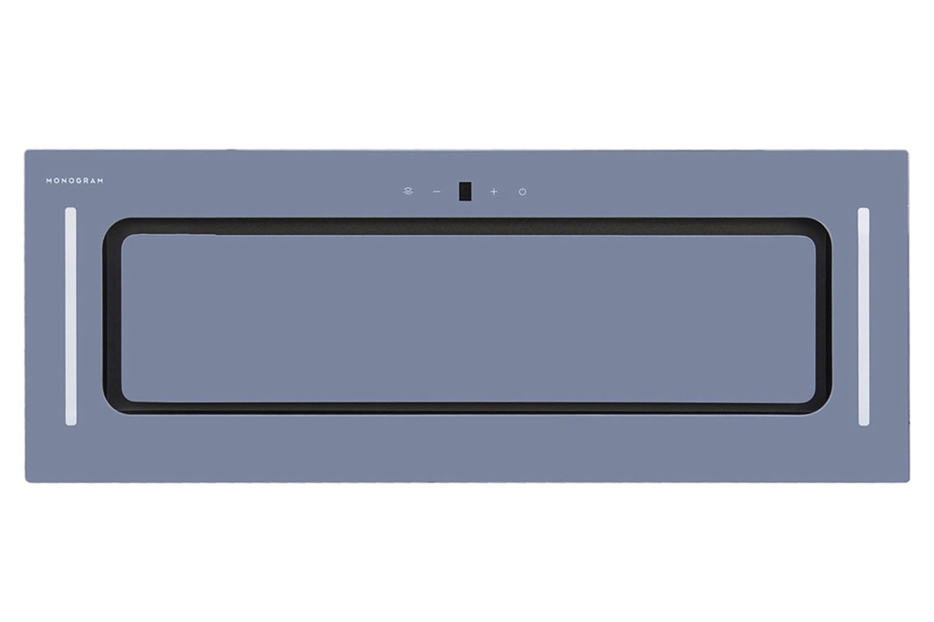 نمای جلوی هود مخفی مونوگرام Konvex رنگ نقره‌ای