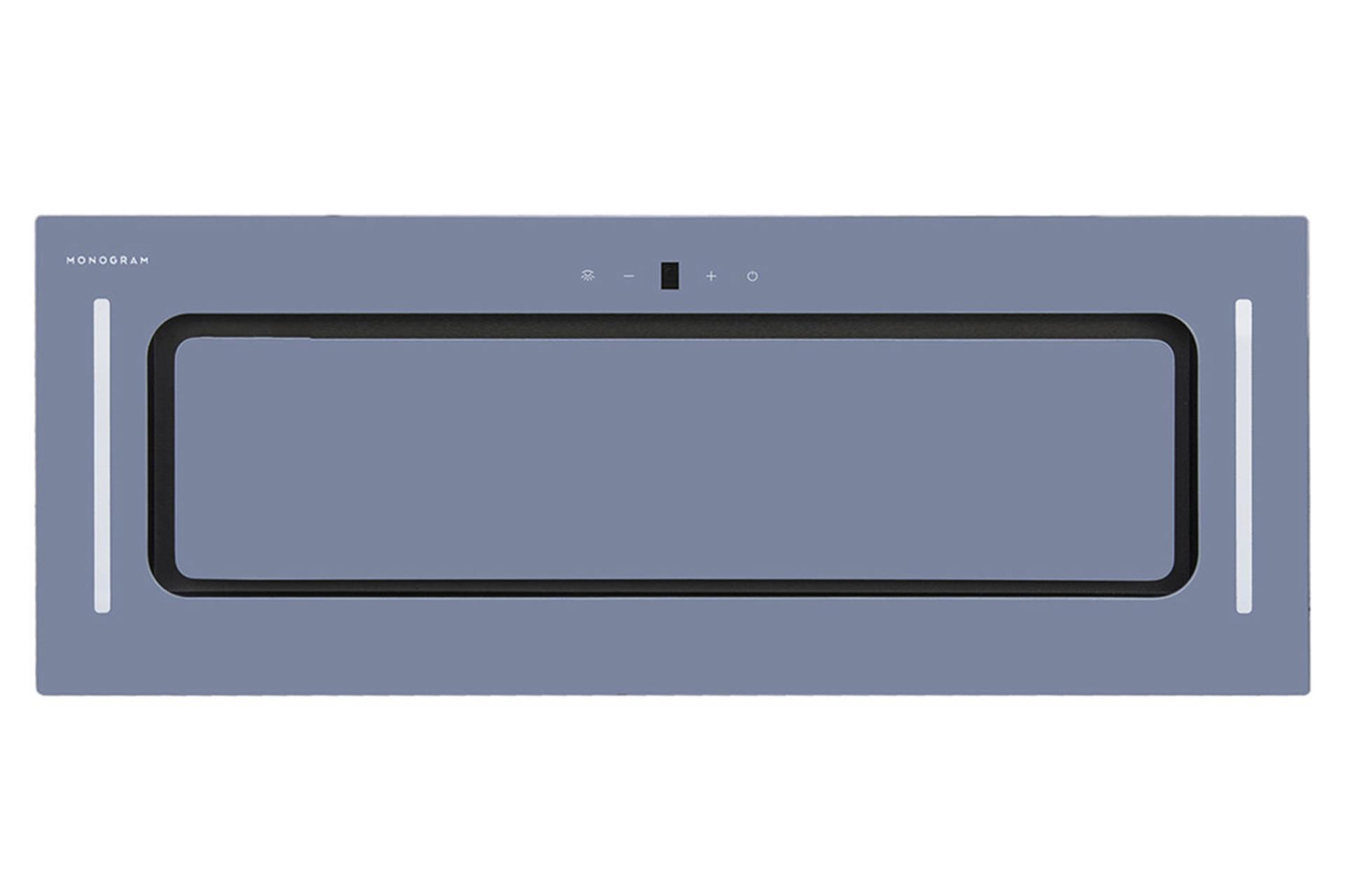 نمای جلوی هود مخفی مونوگرام Konvex رنگ نقره‌ای