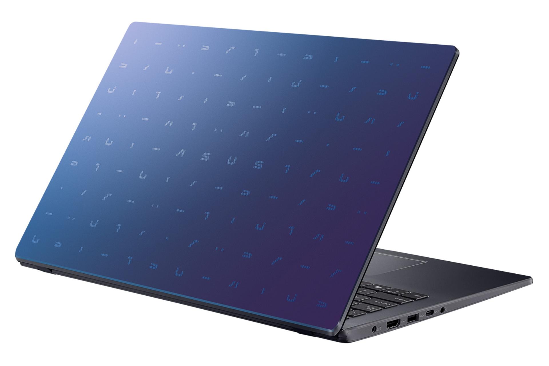 لپ تاپ ایسوس ASUS Vivobook Go 15 E510KA نمای پشت رنگ آبی