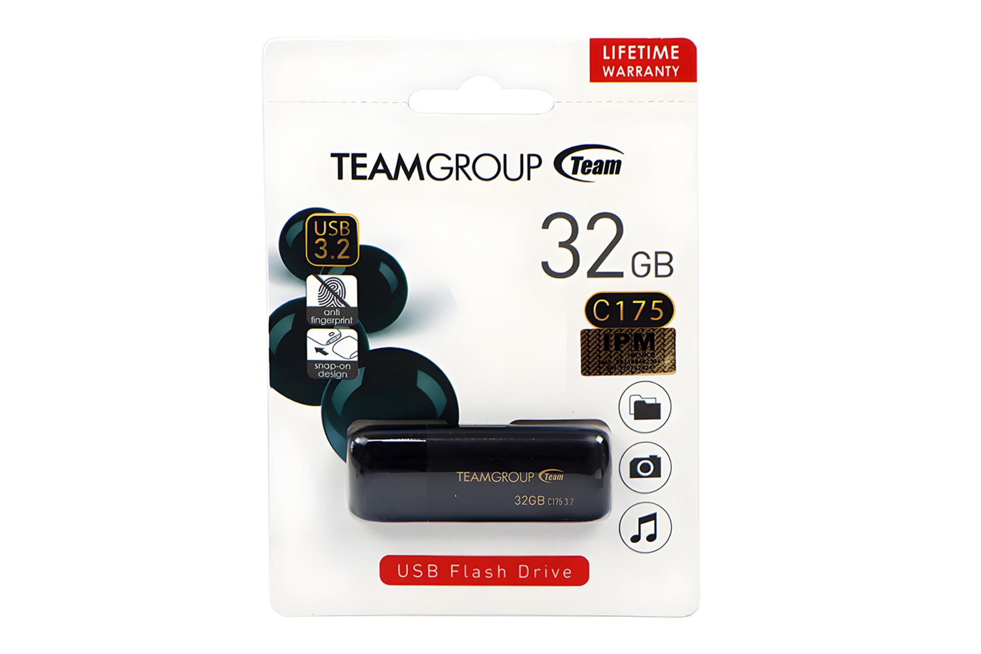 جعبه فلش مموری تیم گروپ TEAMGROUP C175 32GB USB 3.2