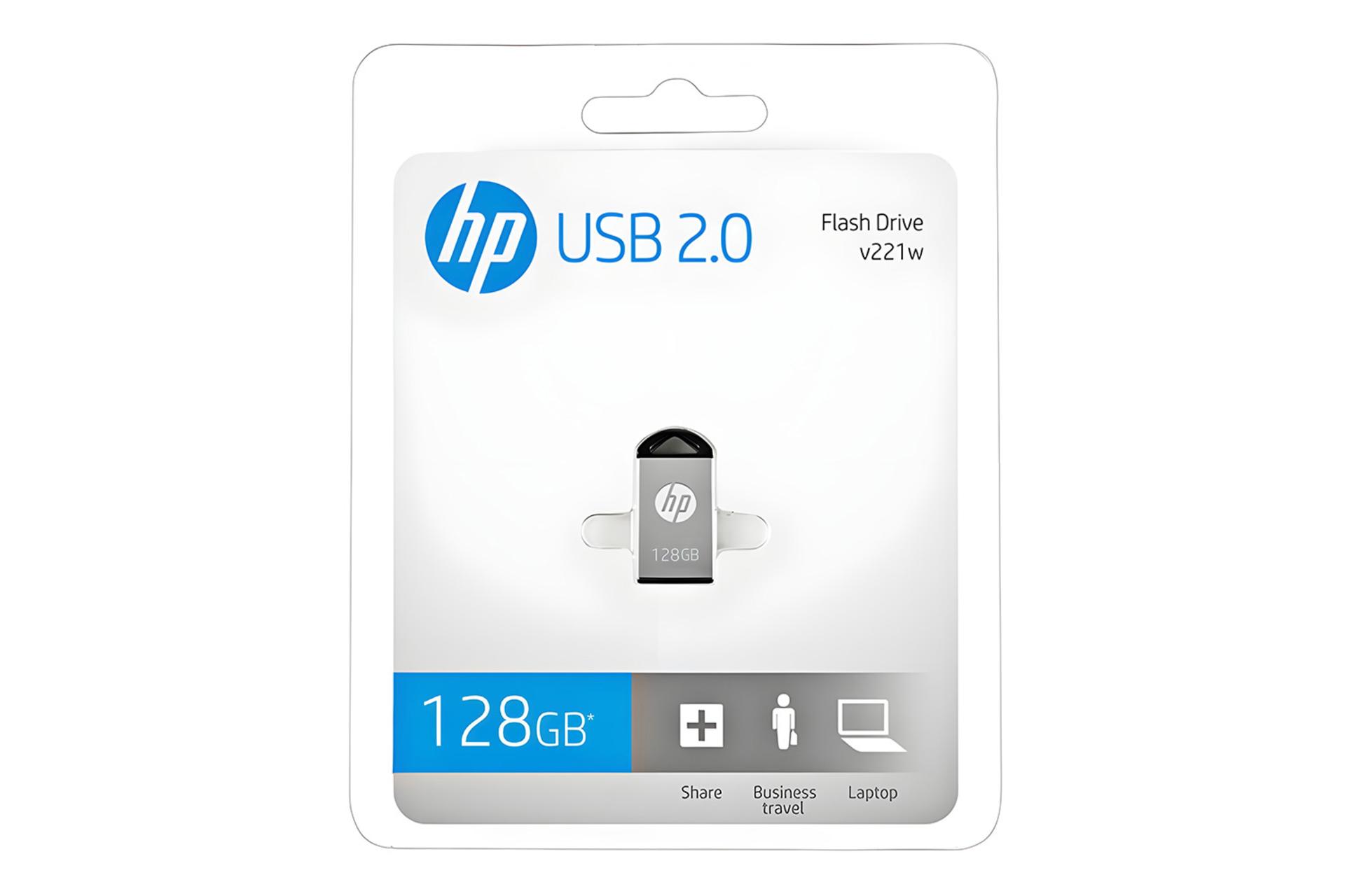 جعبه فلش مموری اچ پی HP v221w 128GB USB 2.0