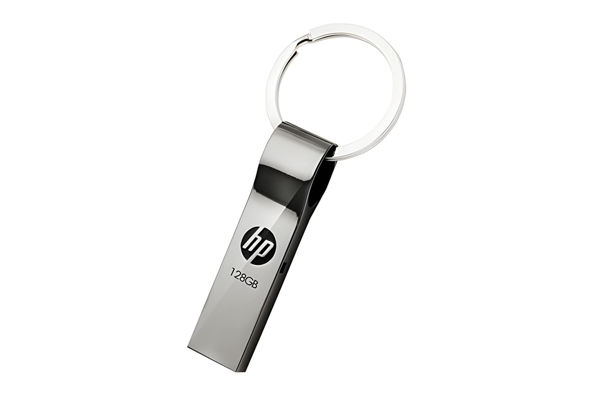 نمای کناری فلش مموری اچ پی HP v285w 128GB USB 2.0