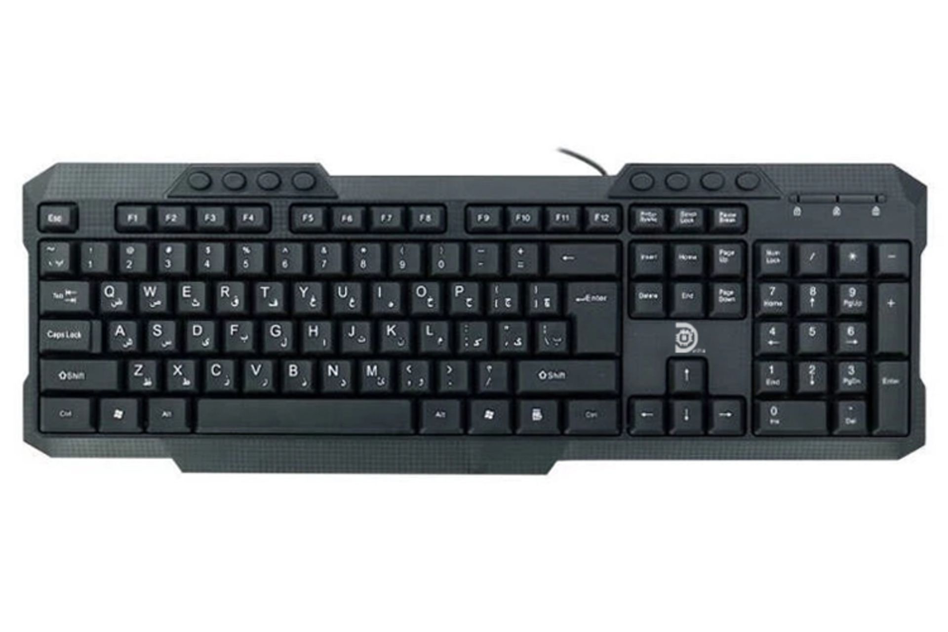 ابعاد و اندازه کیبورد دلتا DE-9200