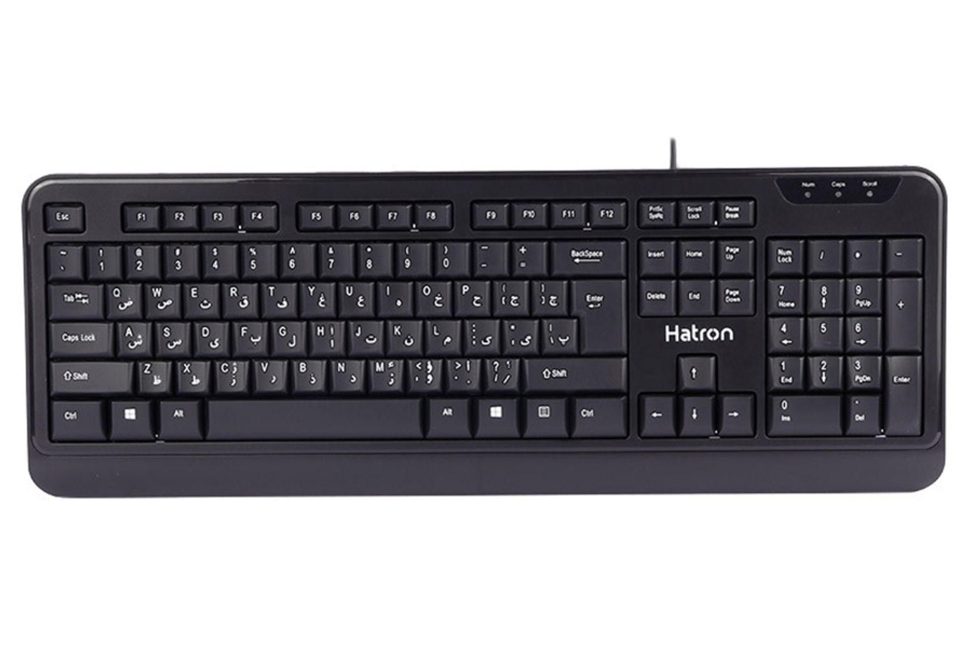 نمای بالا و دکمه های کیبورد هترون HK240