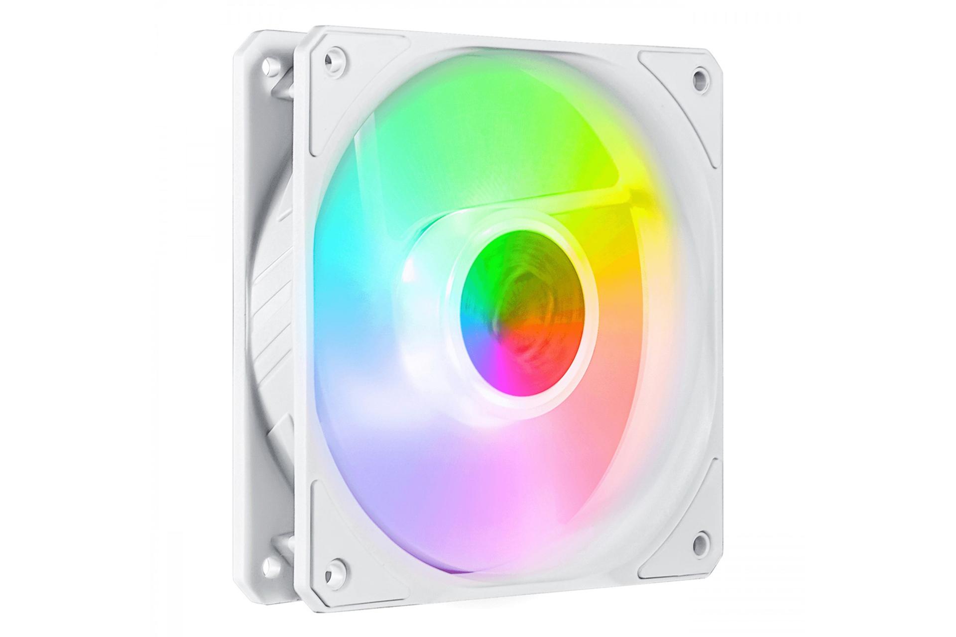 ابعاد و اندازه فن کیس کولر مستر SickleFlow 120 ARGB White Edition