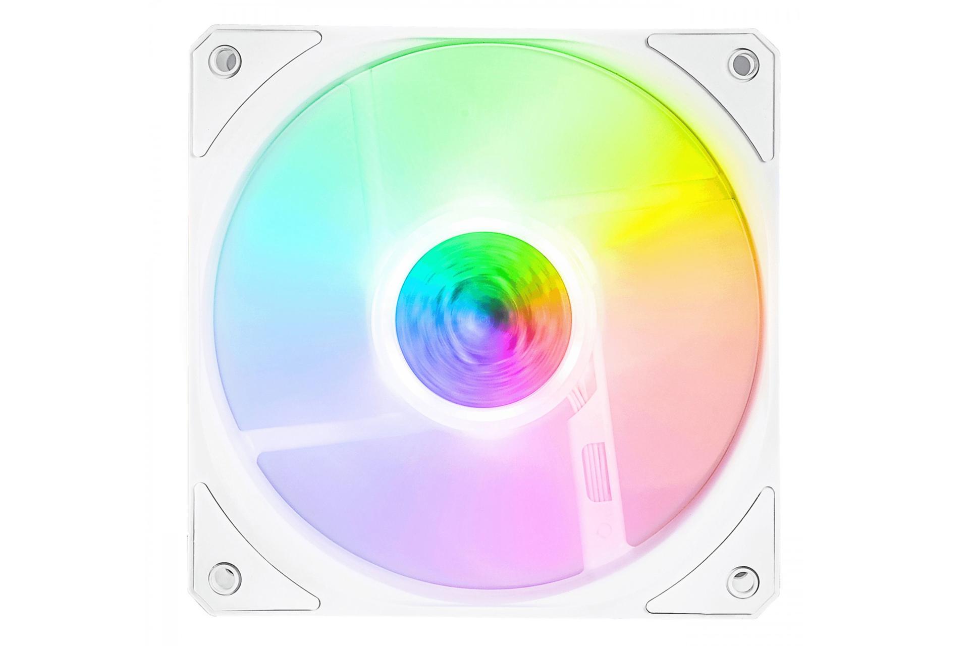مرجع متخصصين ايران نورپردازي فن كيس كولر مستر SickleFlow 120 ARGB White Edition