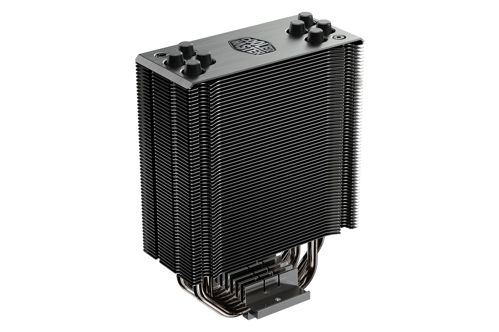 نمای پشت و بدنه خنک کننده پردازنده دیپ کول HYPER 212 BLACK EDITION