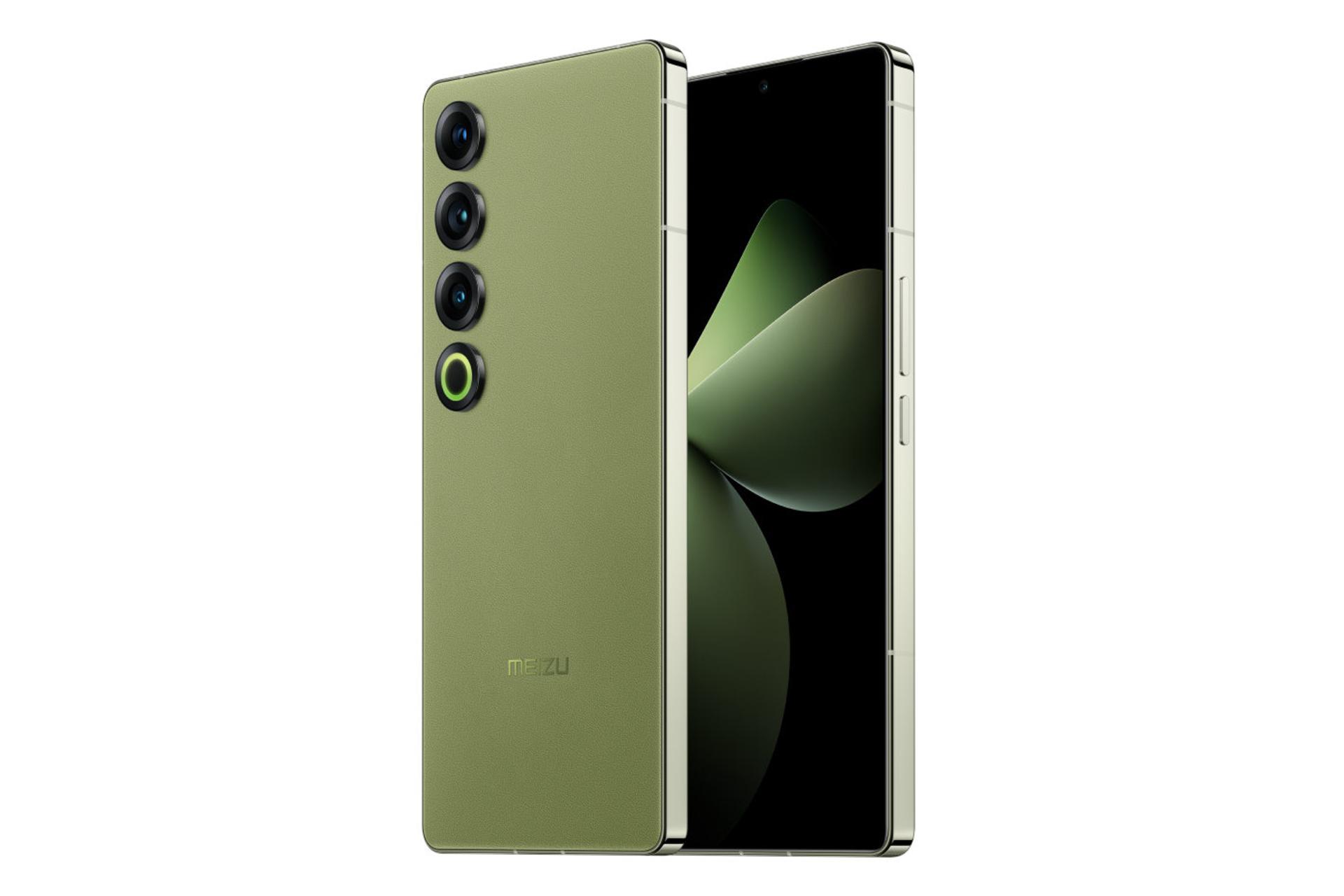 لبه های کناری گوشی موبایل میزو 21 پرو سبز / Meizu 21 Pro