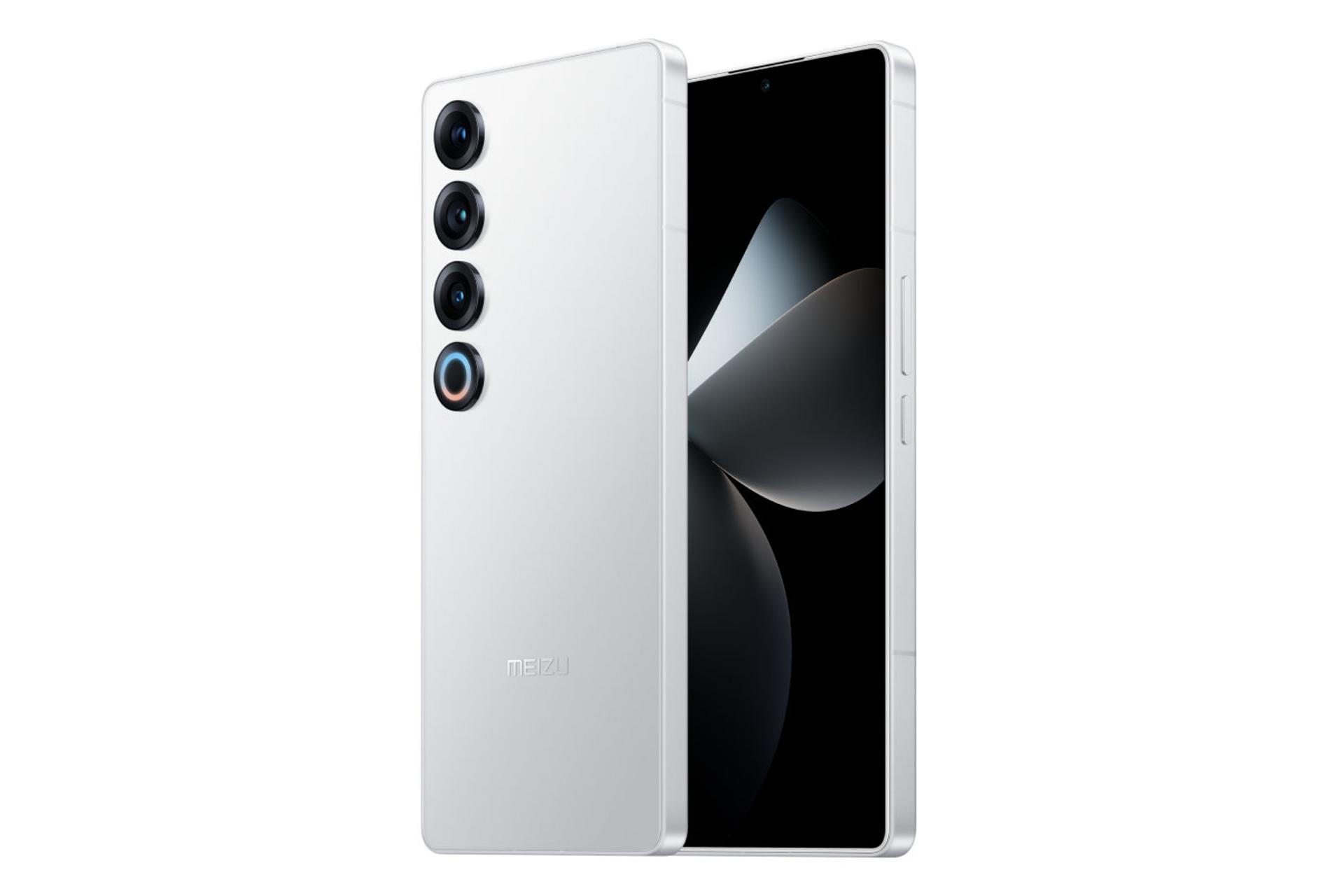 لبه های کناری گوشی موبایل میزو 21 پرو سفید / Meizu 21 Pro