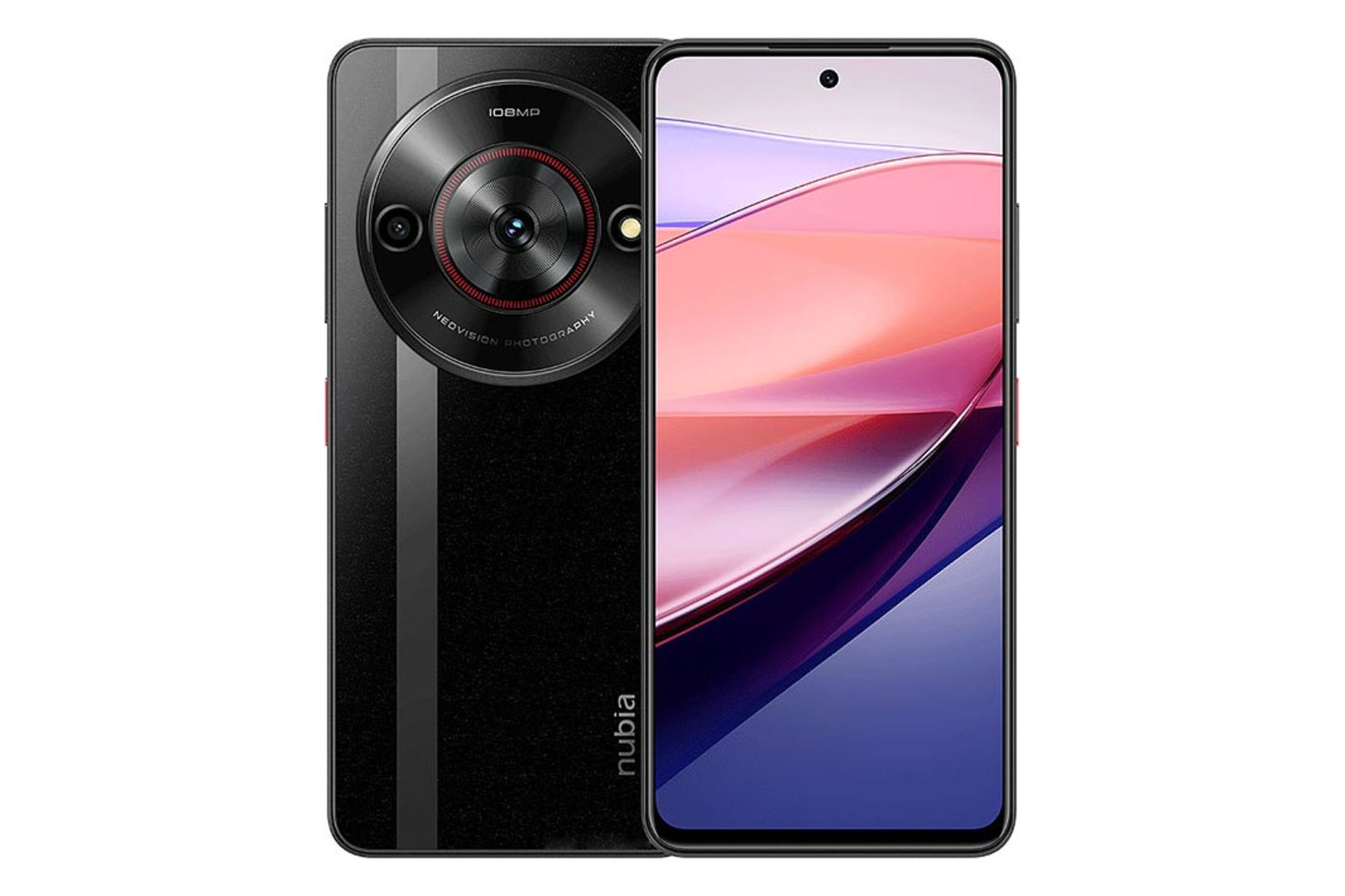 پنل جلو و پشت گوشی موبایل نوبیا Focus زد تی ای مشکی / ZTE nubia Focus