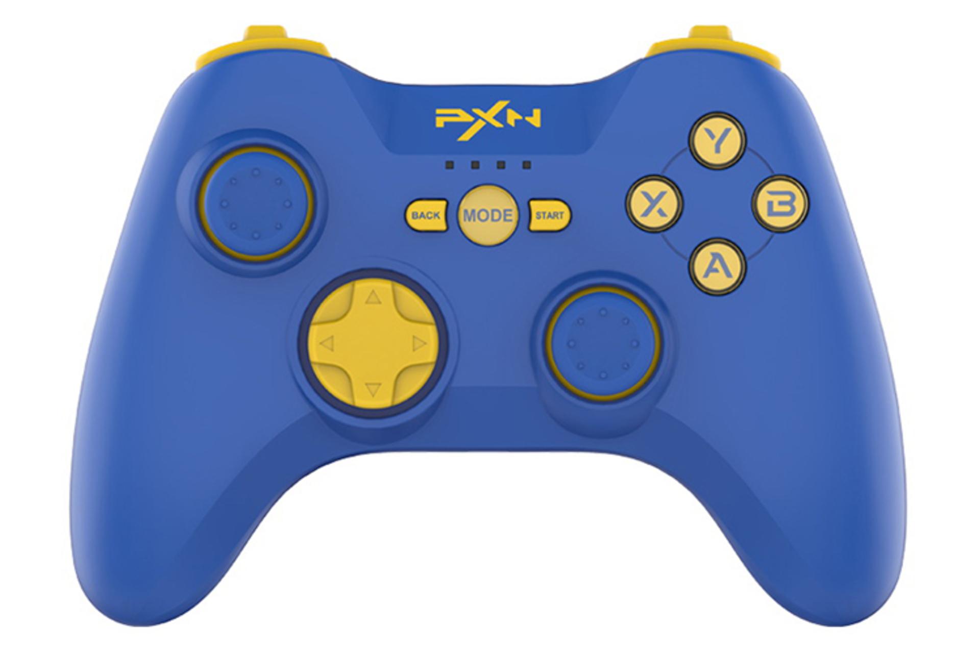 دسته بازی پی ایکس ان PXN P3 نمای بالا رنگ آبی