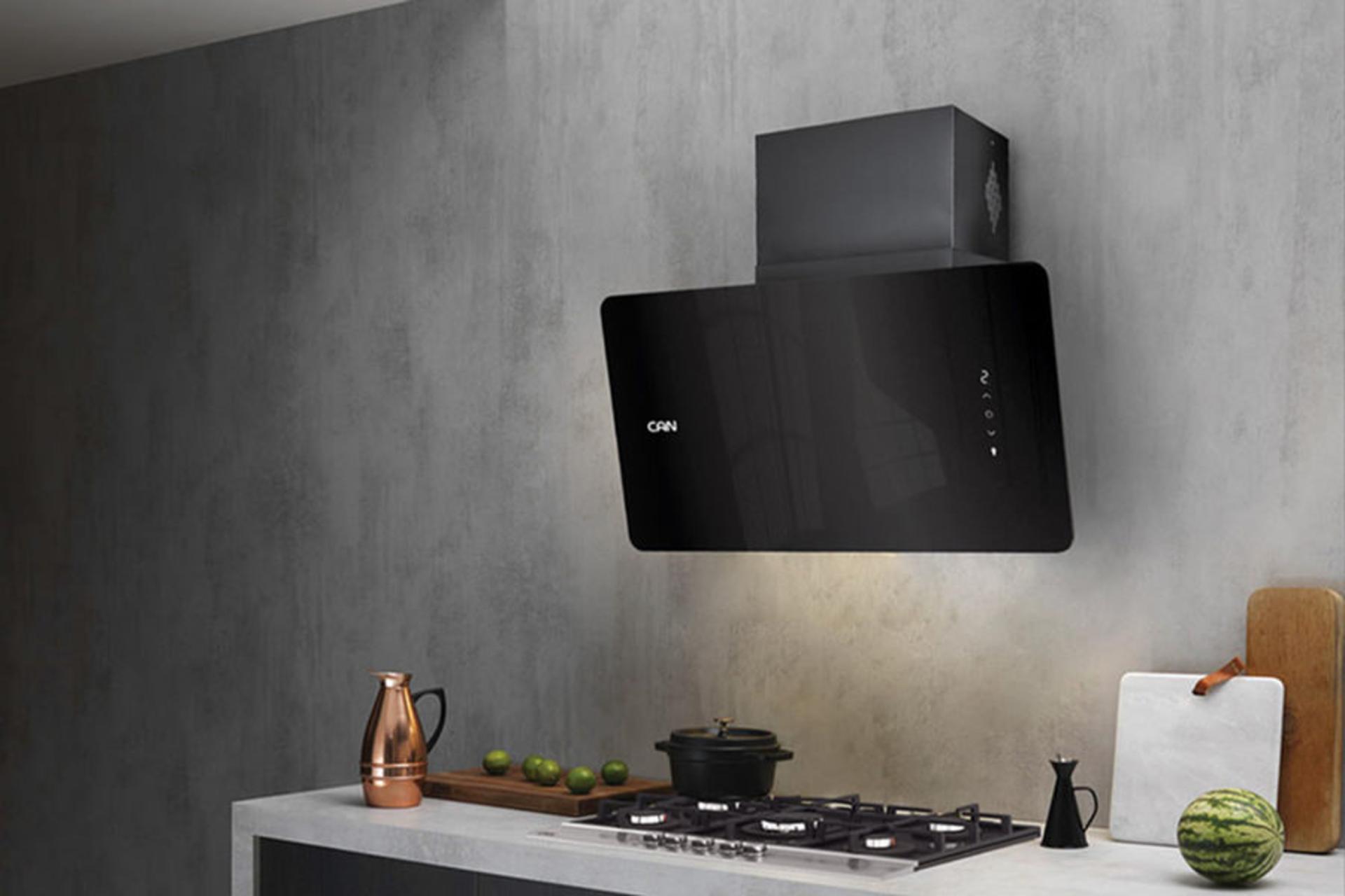 هود مورب کن اطلس 80 سانتی‌متری رنگ مشکی