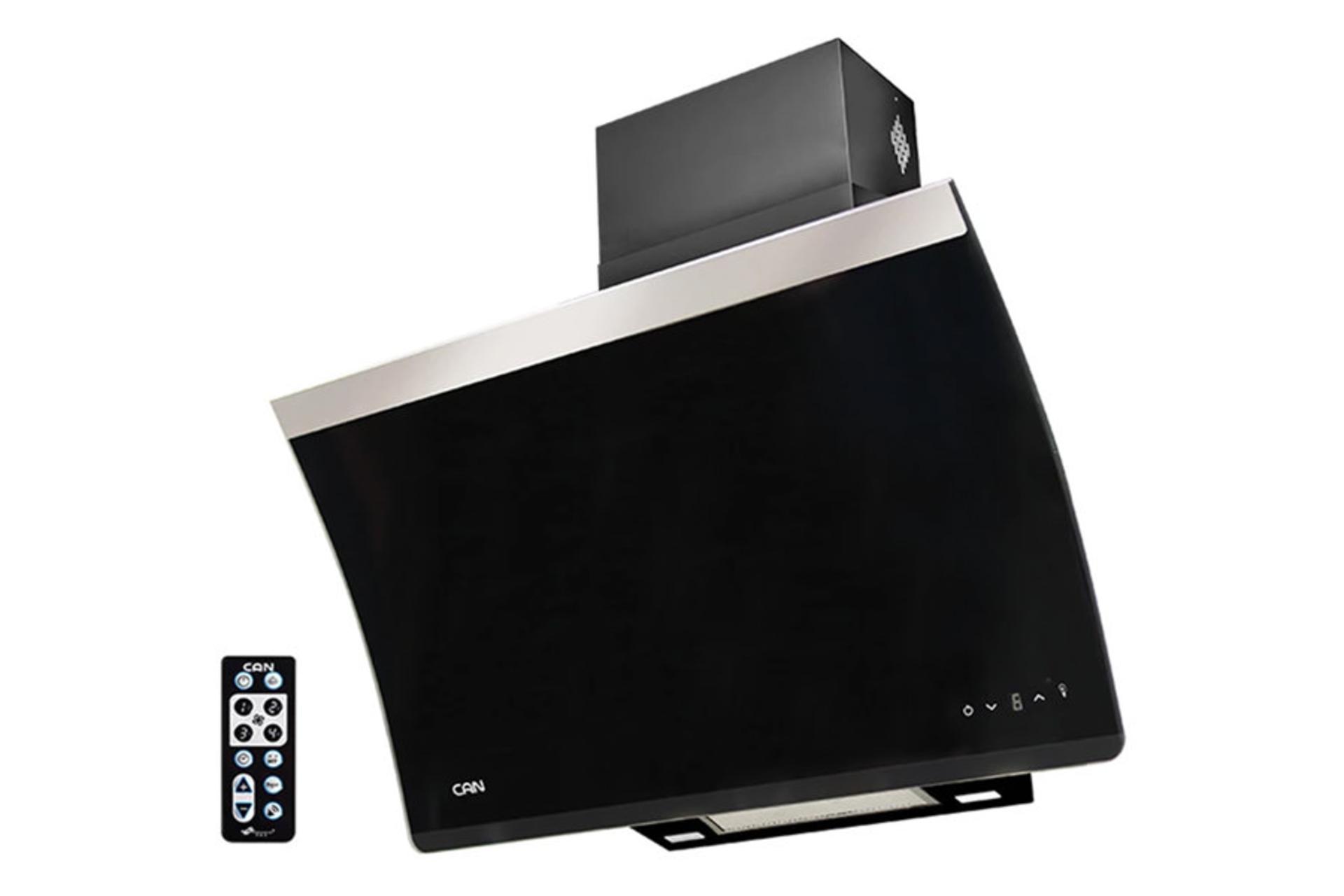 بدنه شیشه سکوریت هود مورب کن کارینا 90 سانتی‌متری