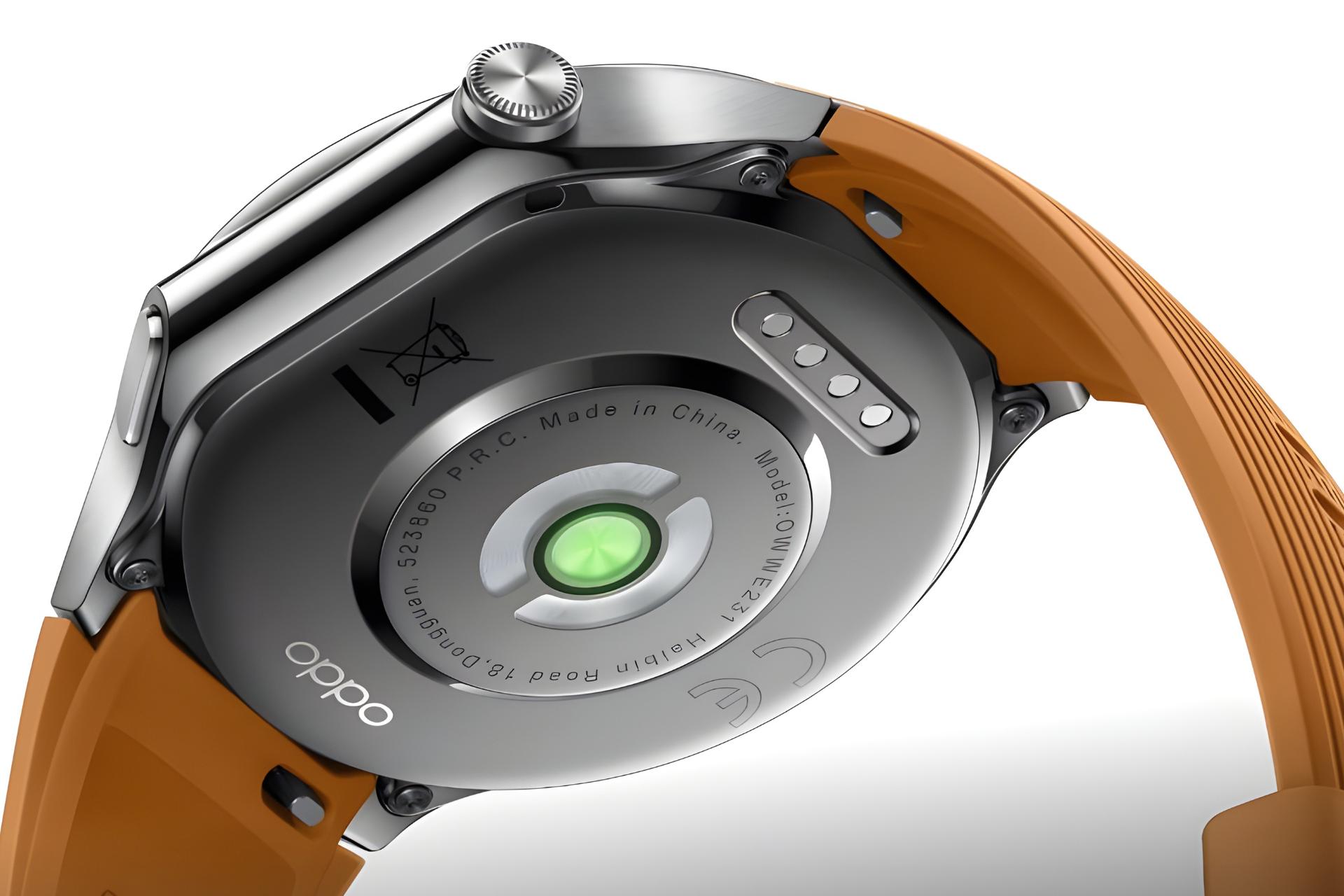 نمای پشتی ساعت هوشمند اوپو Oppo Watch X