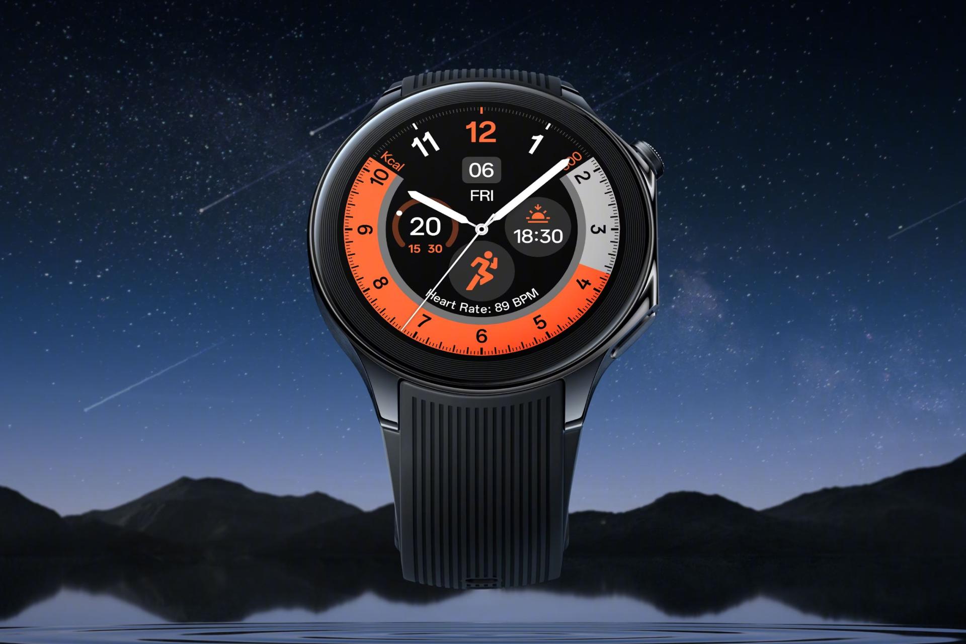 نمای جلوی ساعت هوشمند اوپو Oppo Watch X