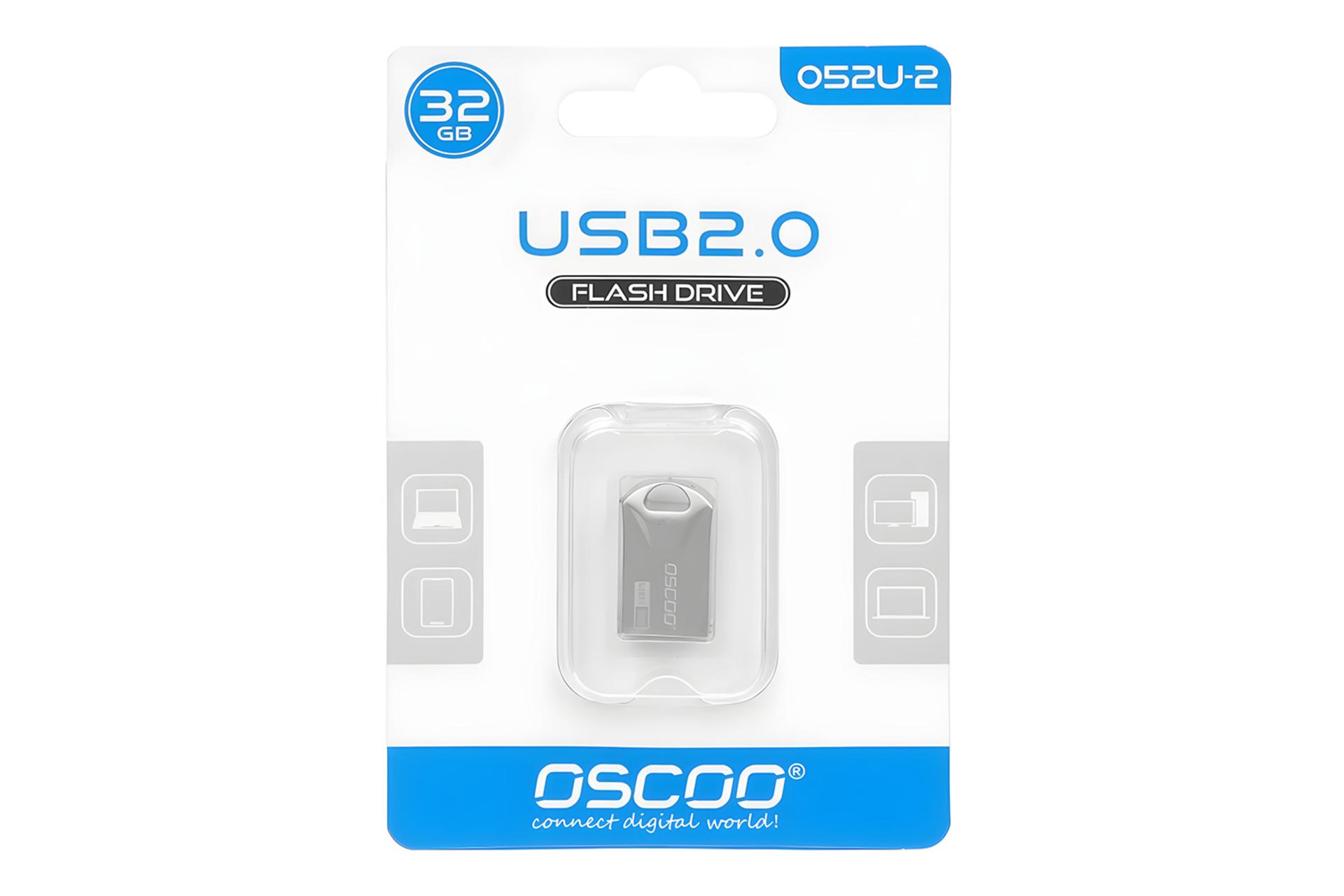 جعبه فلش مموری اسکو OSCOO 052U-2 32GB USB 2.0