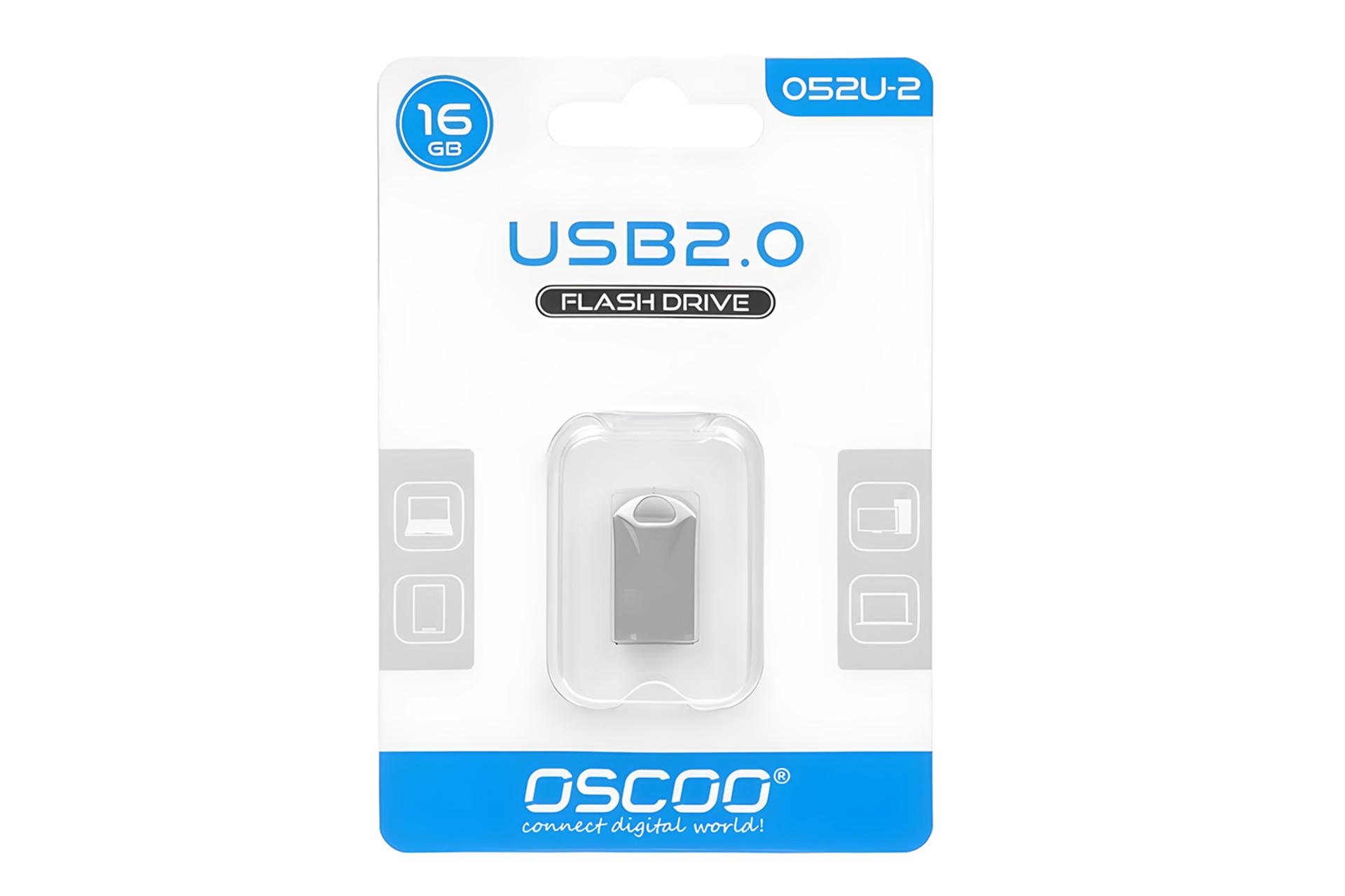 جعبه فلش مموری اسکو OSCOO 052U-2 16GB USB 2.0