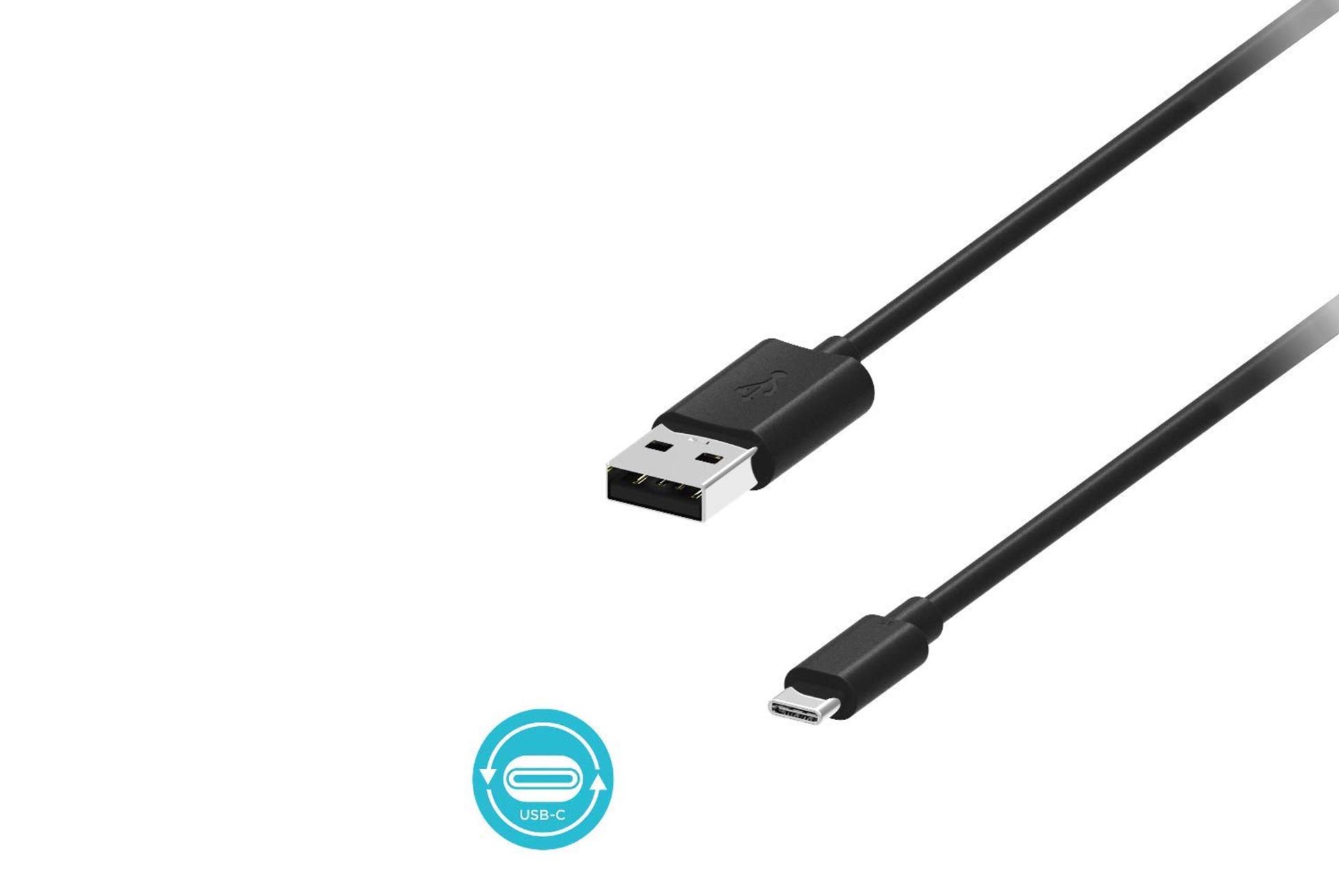کانکتور و اتصال کابل شارژ USB موتورولا Type-A به Type-C مدل Data/Charging Cable با طول 1 متر
