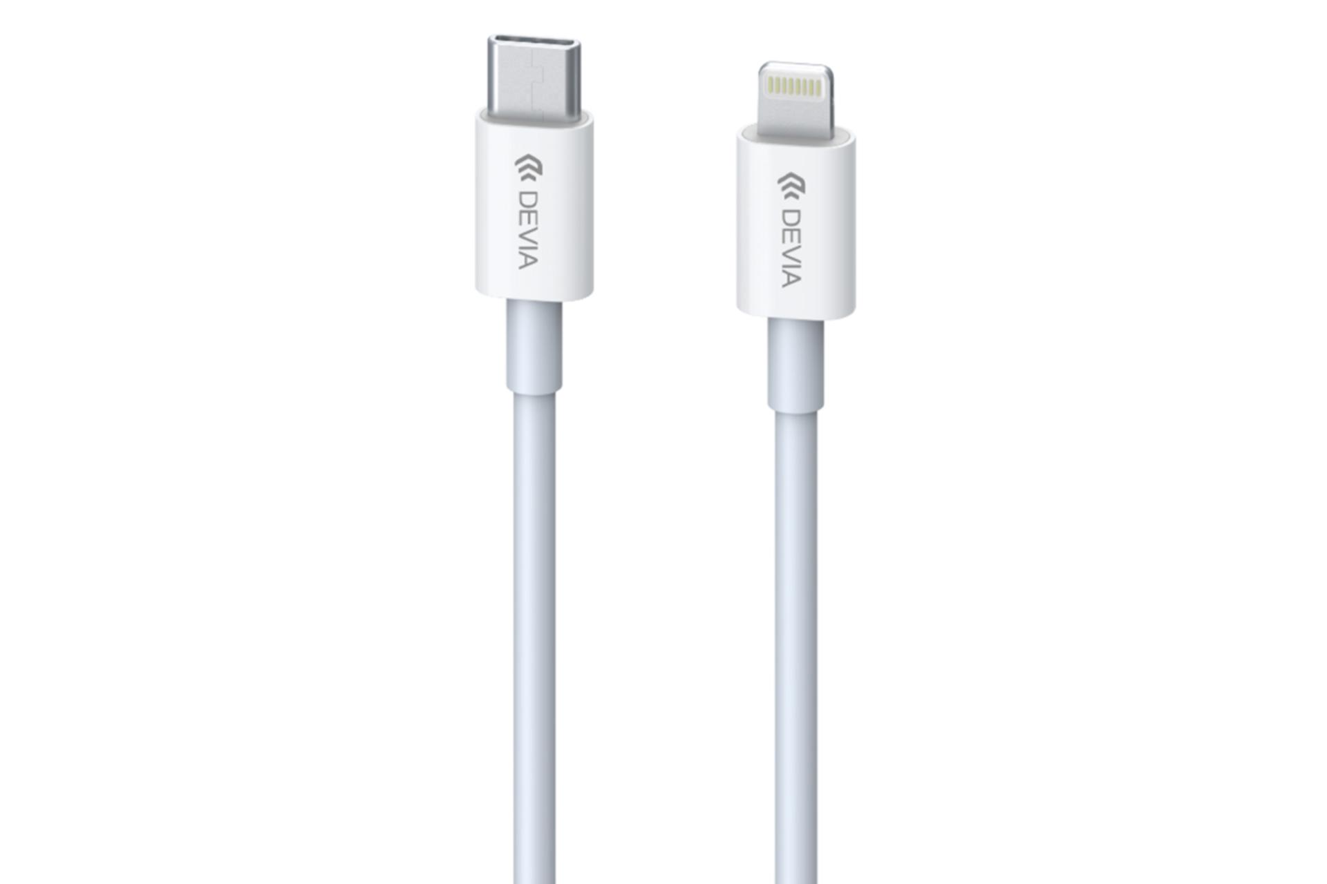 کابل شارژ USB دیویا Type-C به Lightning مدل Smart Series PD با طول 1.5 متر