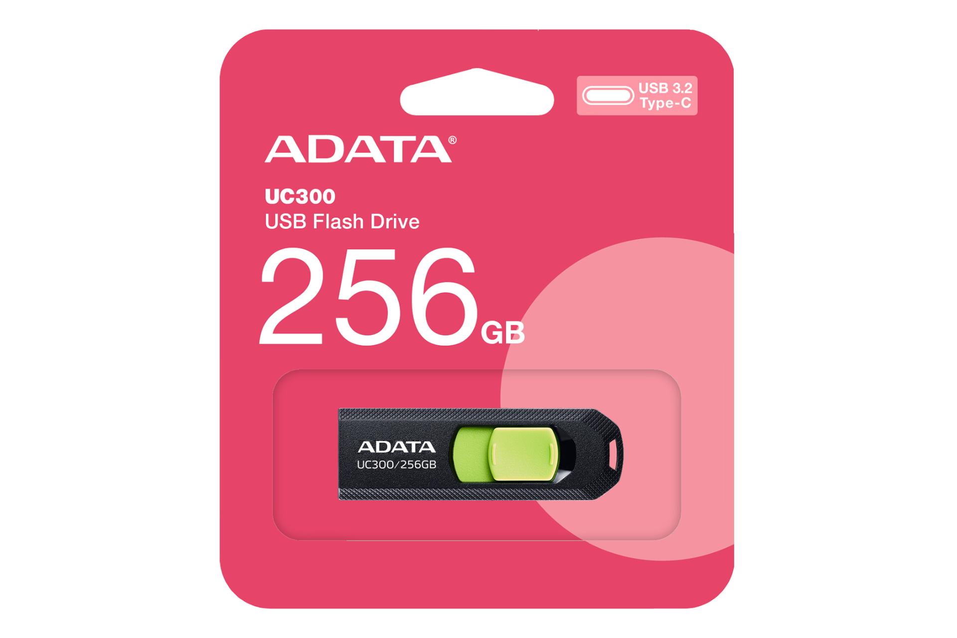 جعبه فلش مموری ای دیتا ADATA UC300 256GB USB 3.2