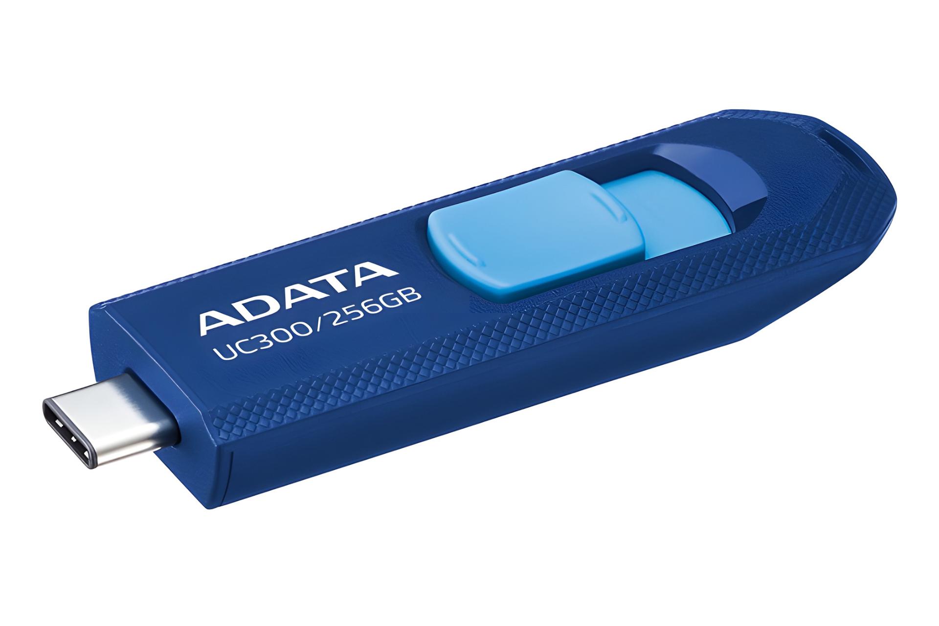 نمای کناری فلش مموری ای دیتا ADATA UC300 256GB USB 3.2