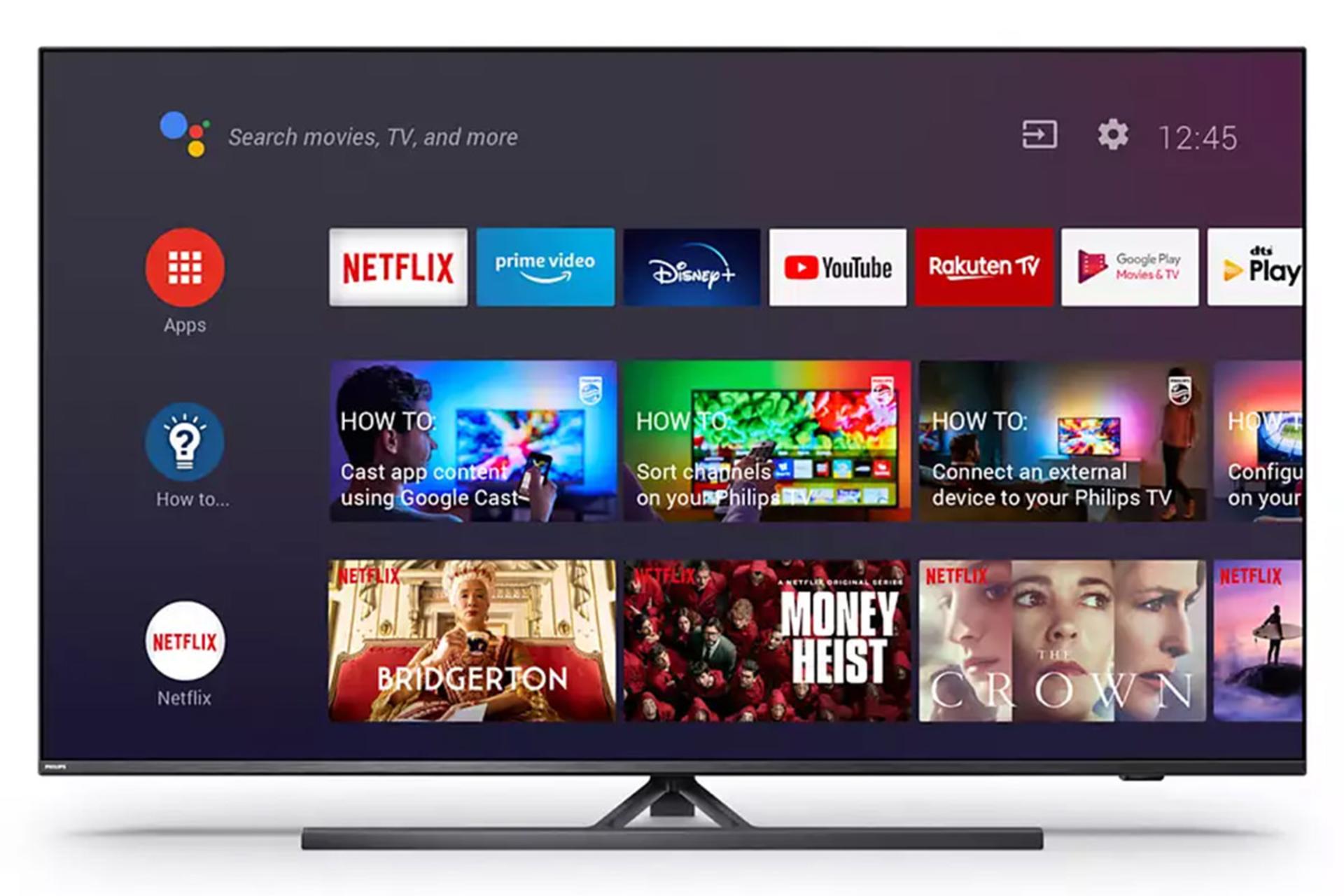 تلویزیون فیلیپس Philips PUS8556 نمای جلو