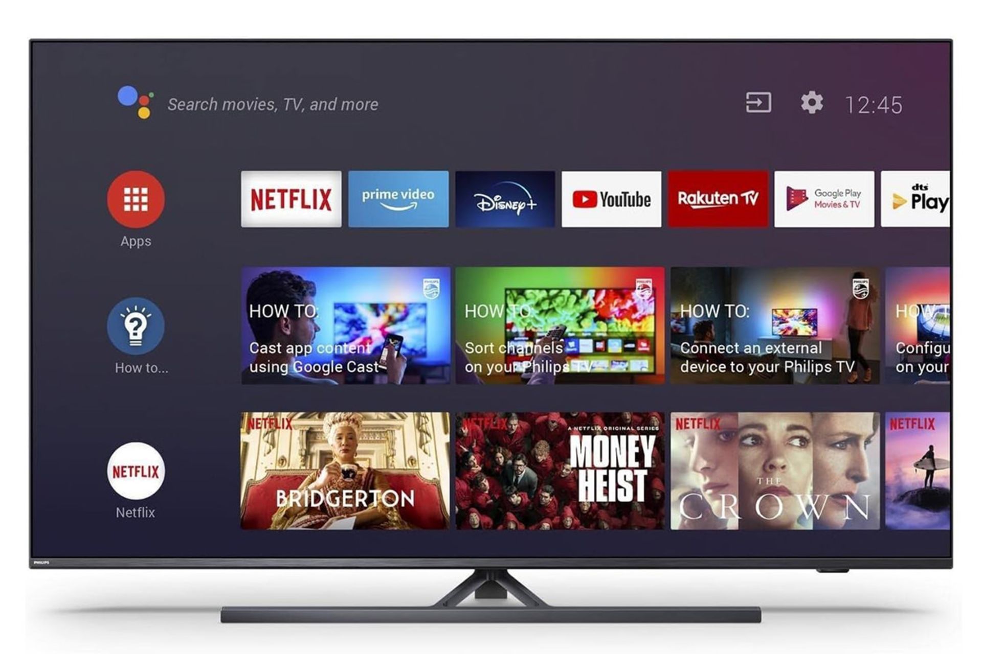 تلویزیون فیلیپس Philips PUS8556 نمای جلو