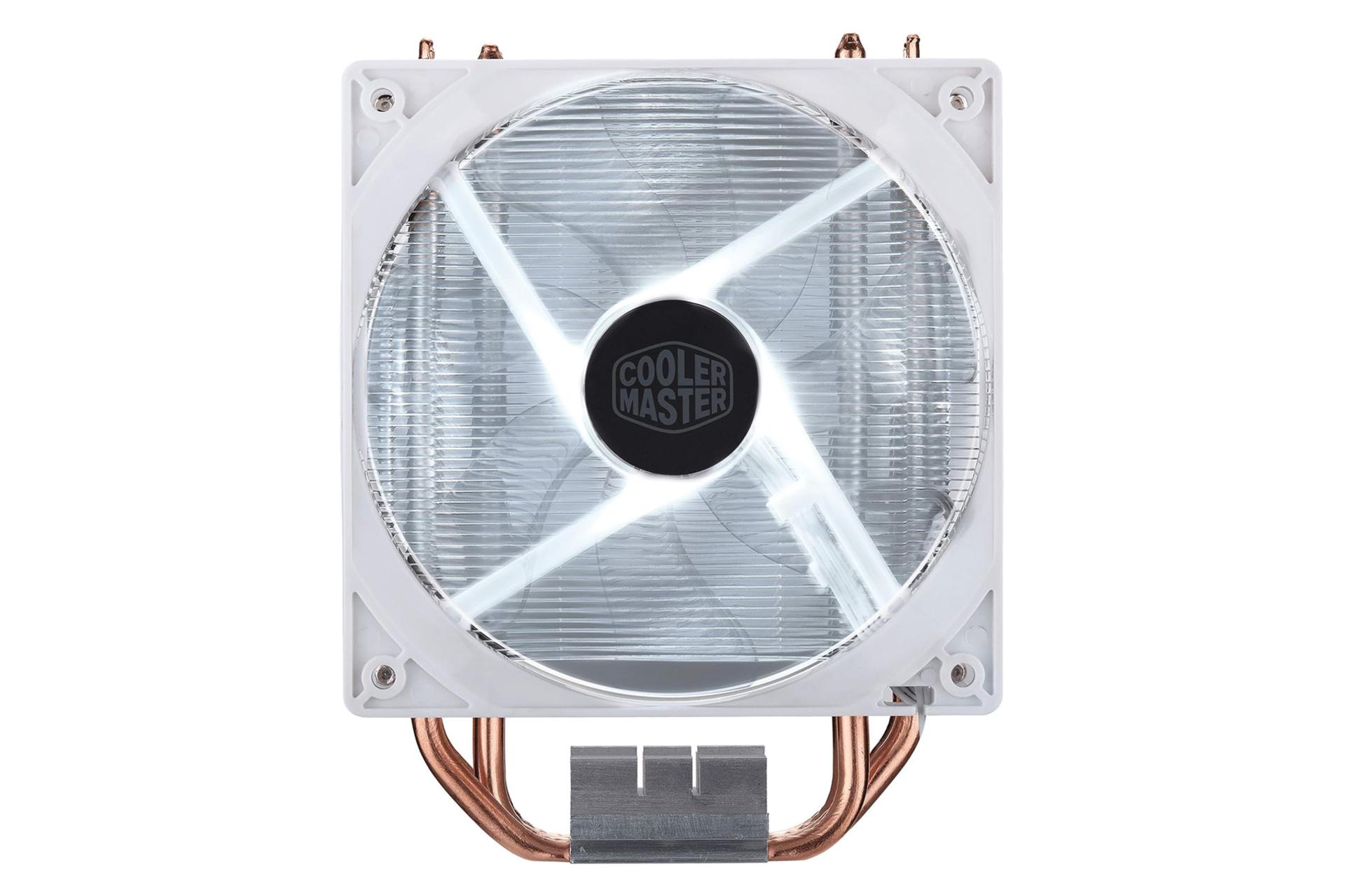 خنک کننده پردازنده کولر مستر Hyper 212 LED White Edition نمای جلو
