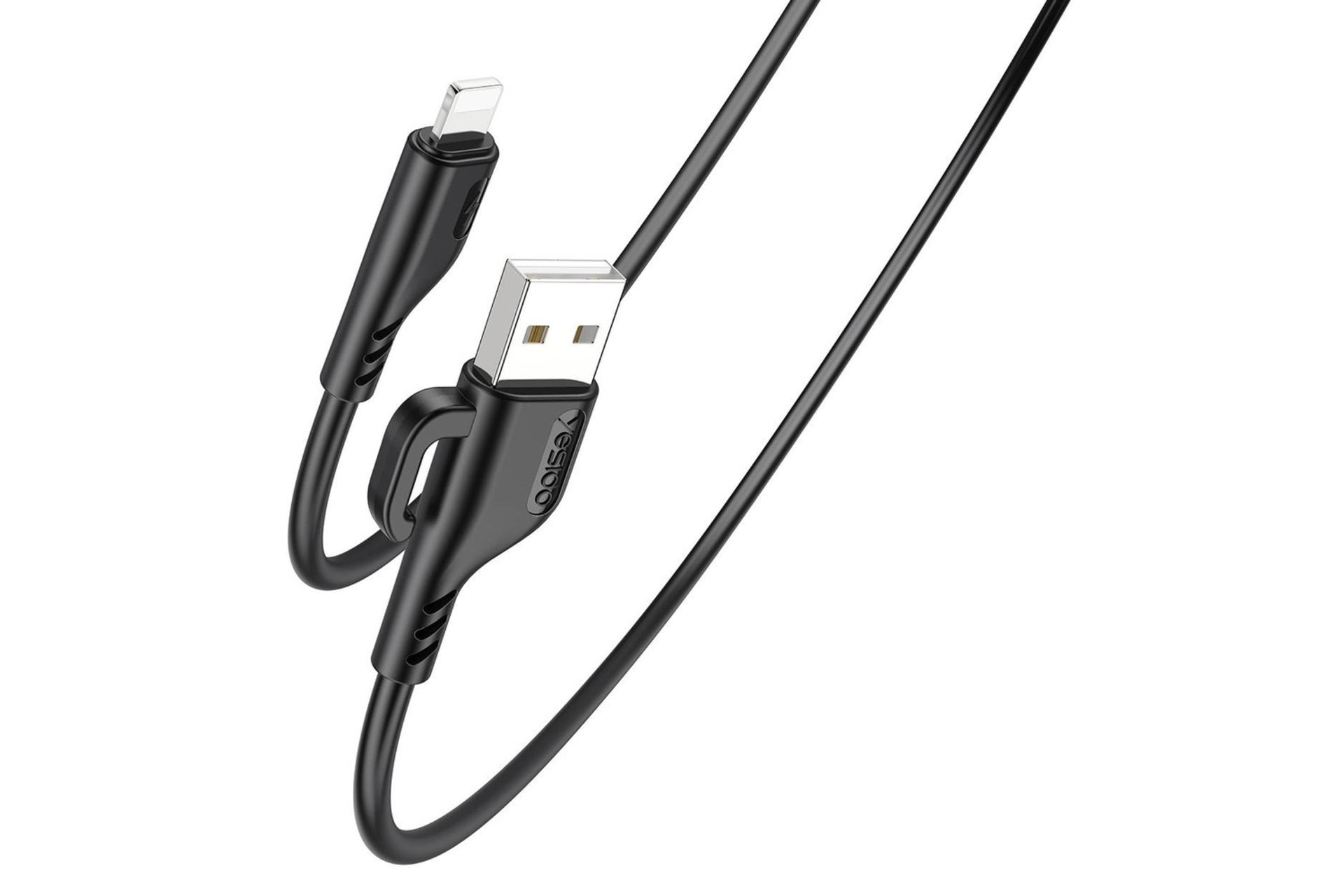 کابل شارژ USB یسیدو Type-A به Lightning مدل CA105 با طول 1.2 متر