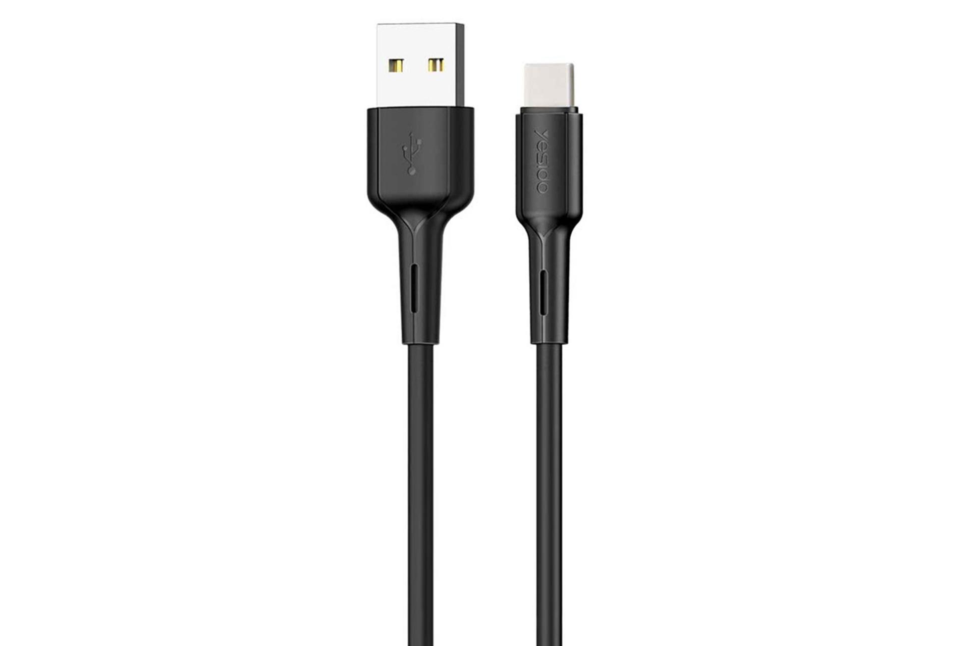 کابل شارژ USB یسیدو Type-A به Type-C مدل CA42 با طول 1 متر رنگ مشکی