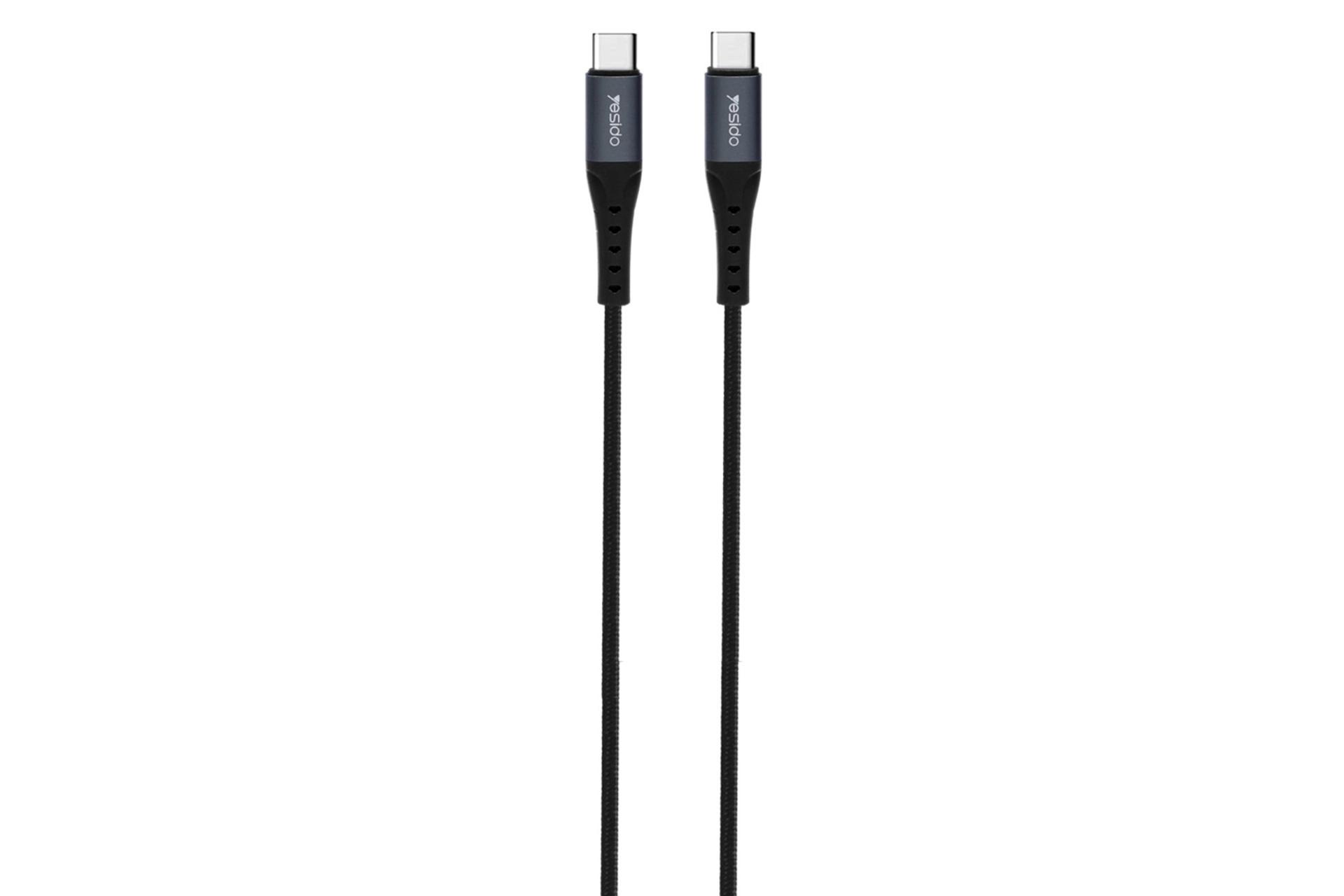 کابل شارژ USB یسیدو Type-C به Type-C مدل CA66 با طول 1.2 متر