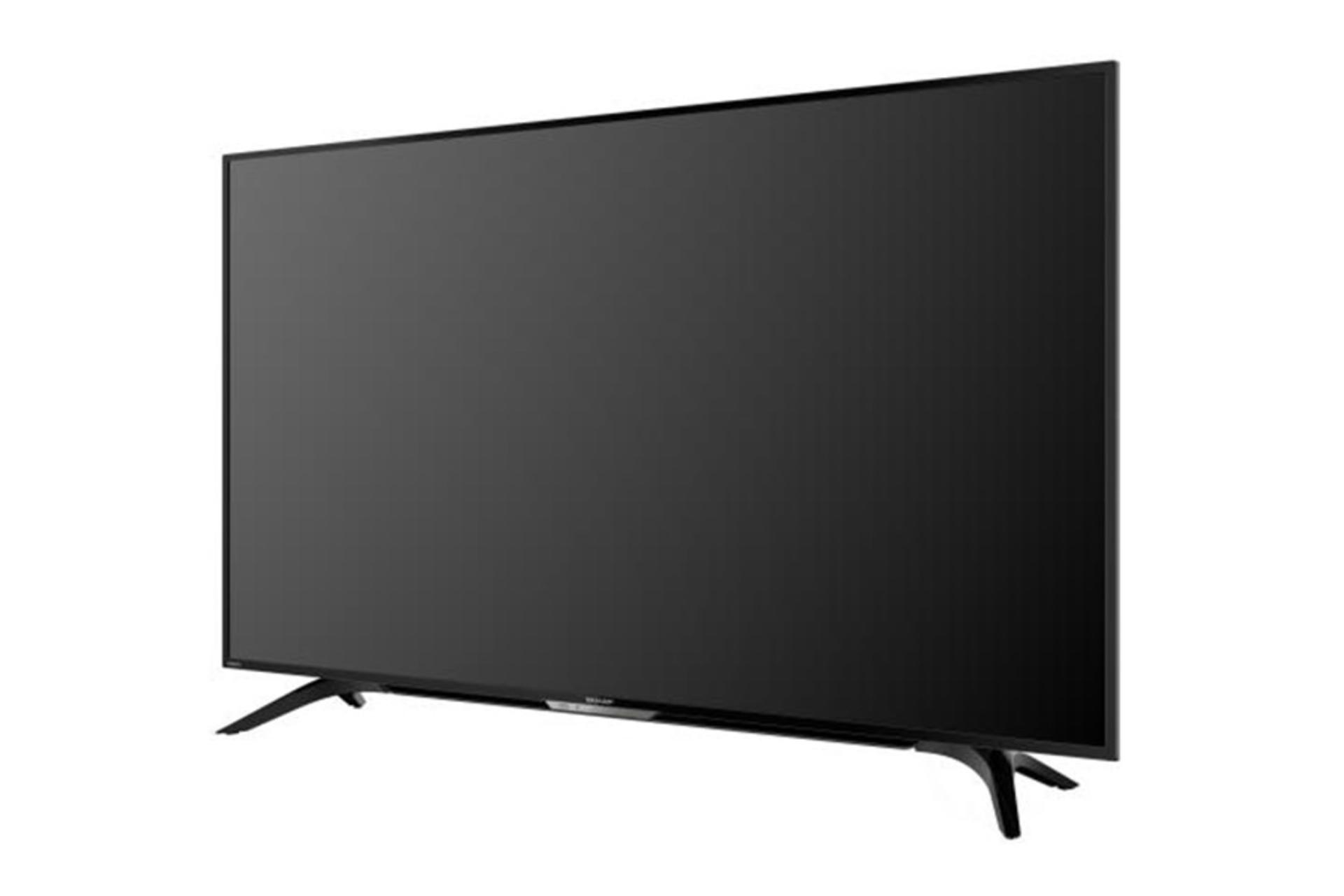 تلویزیون شارپ Sharp 50BK1 نمای جلو صفحه نمایش خاموش