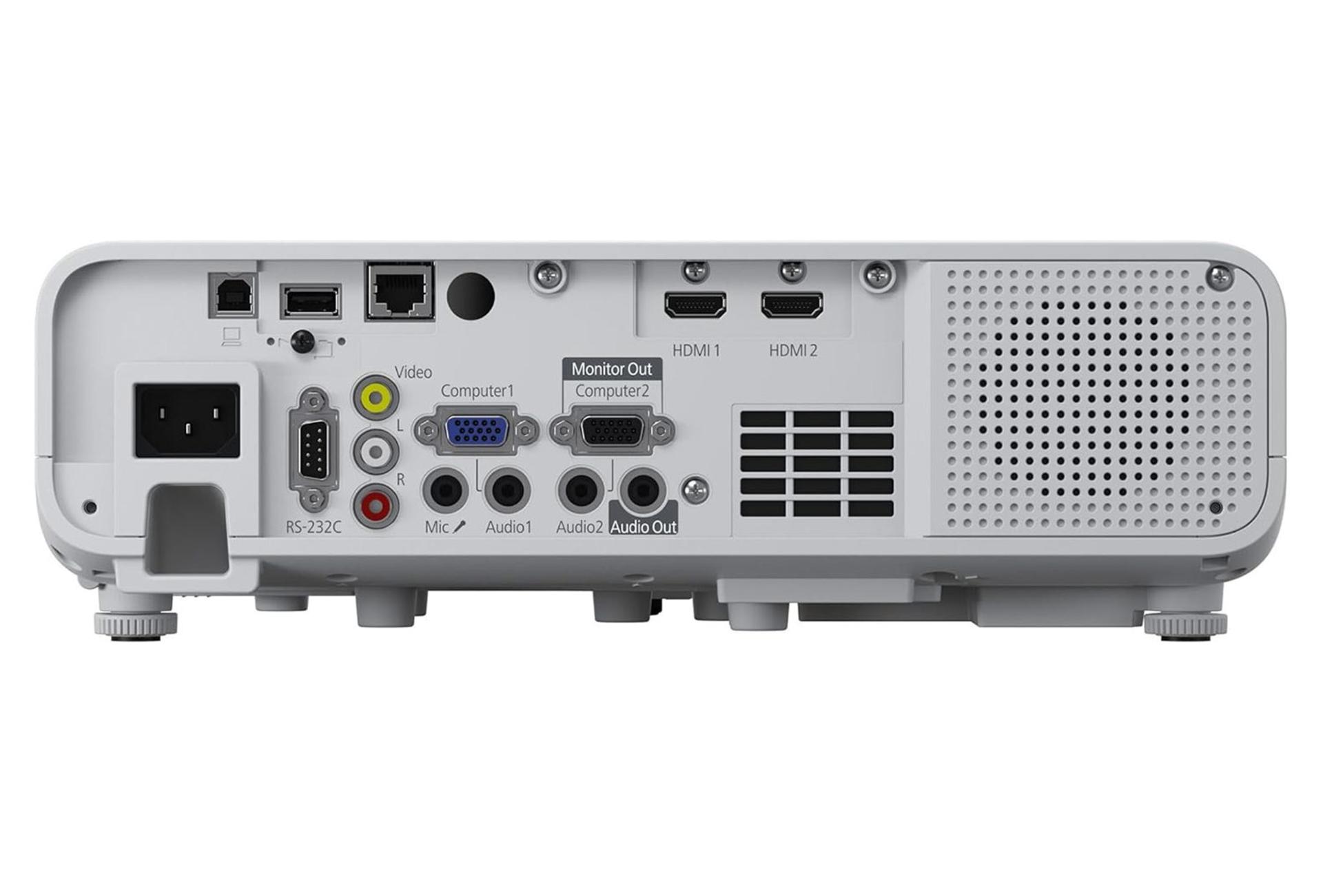 ویدیو پروژکتور اپسون Epson EB-L260F نمای پشت و درگاه ها