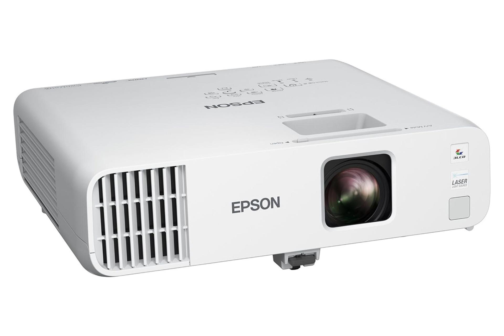 ویدیو پروژکتور اپسون Epson EB-L260F نمای جلو و چپ