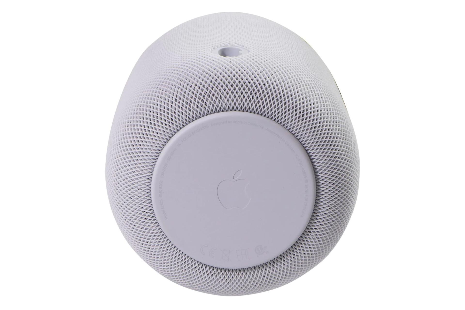 نمای زیر اسپیکر اپل HomePod 2nd generation